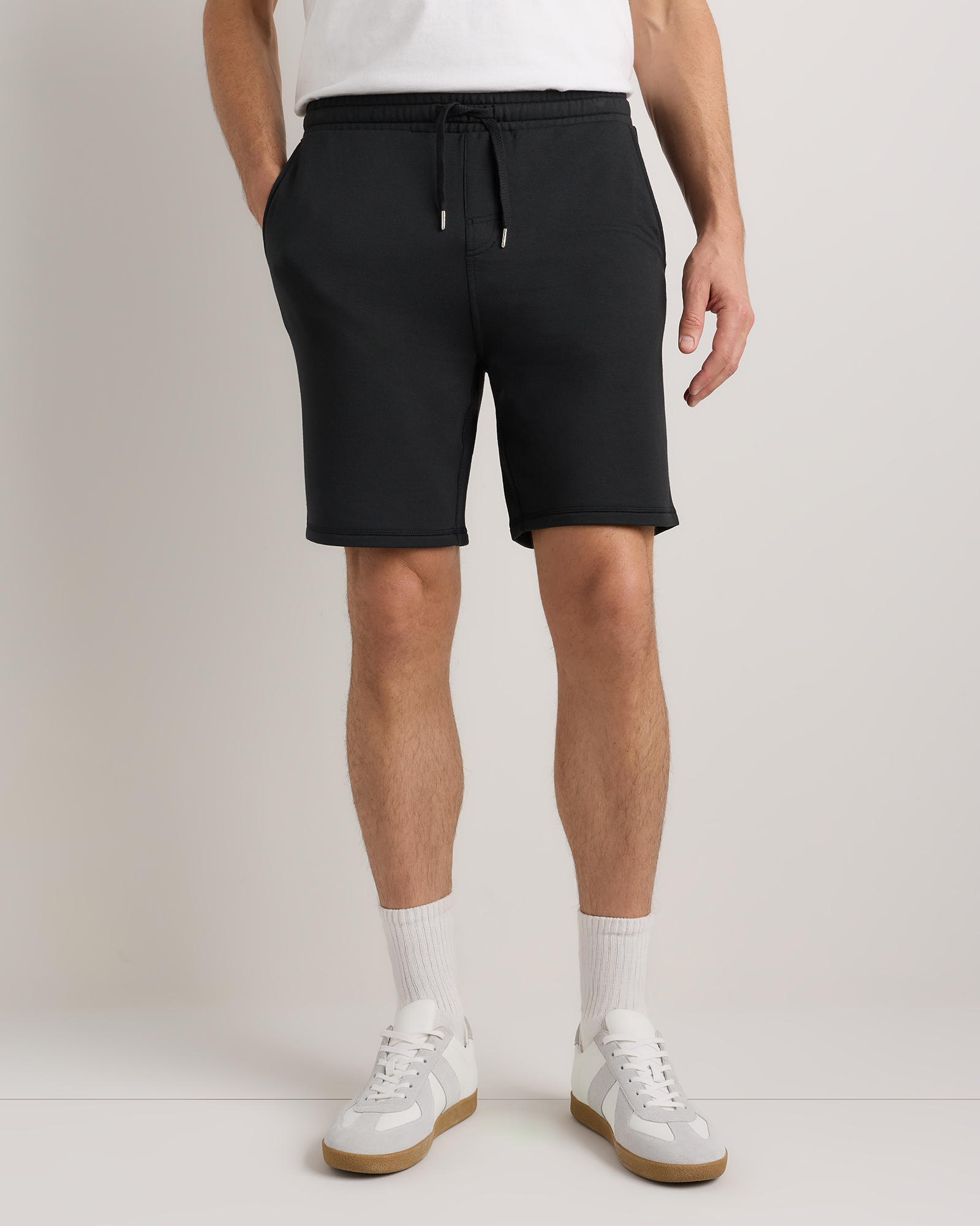 Black Supersoft Fleece 7.5" Sweatshorts