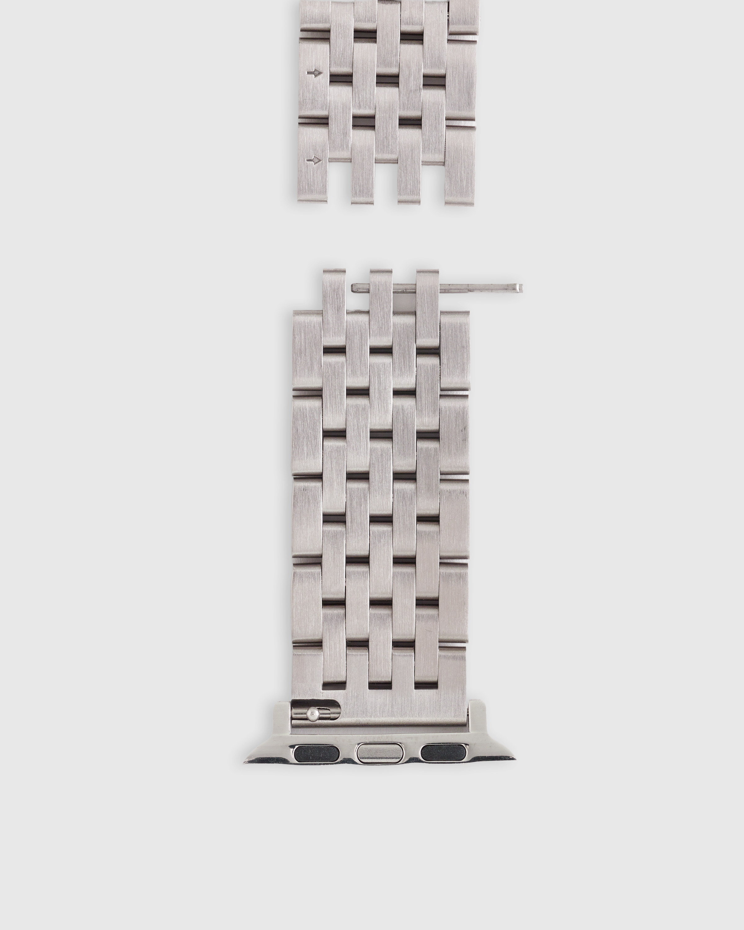 Stainless Steel Bracelet Apple Watch Band in Silver