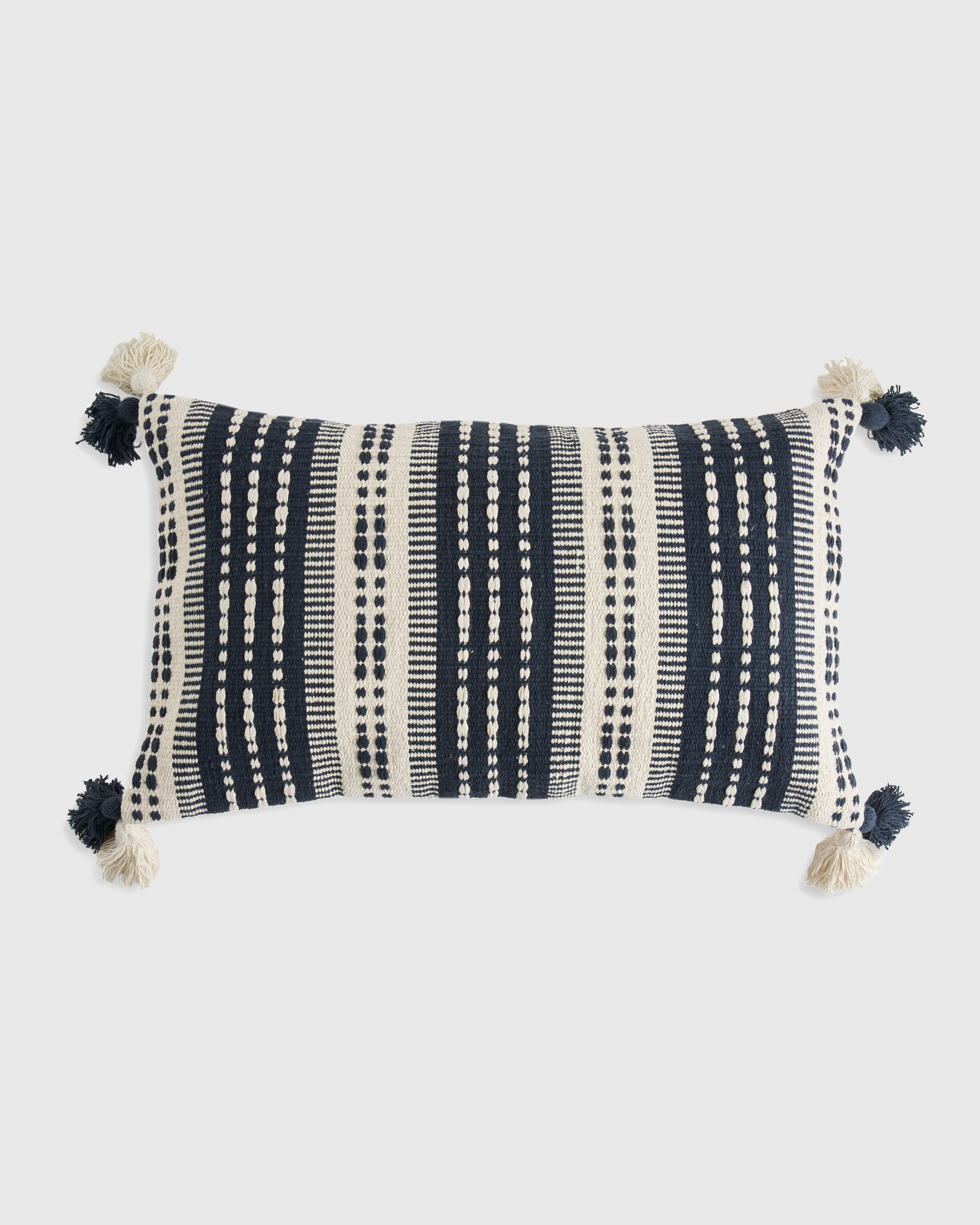 Navy Rowe Pillow Cover