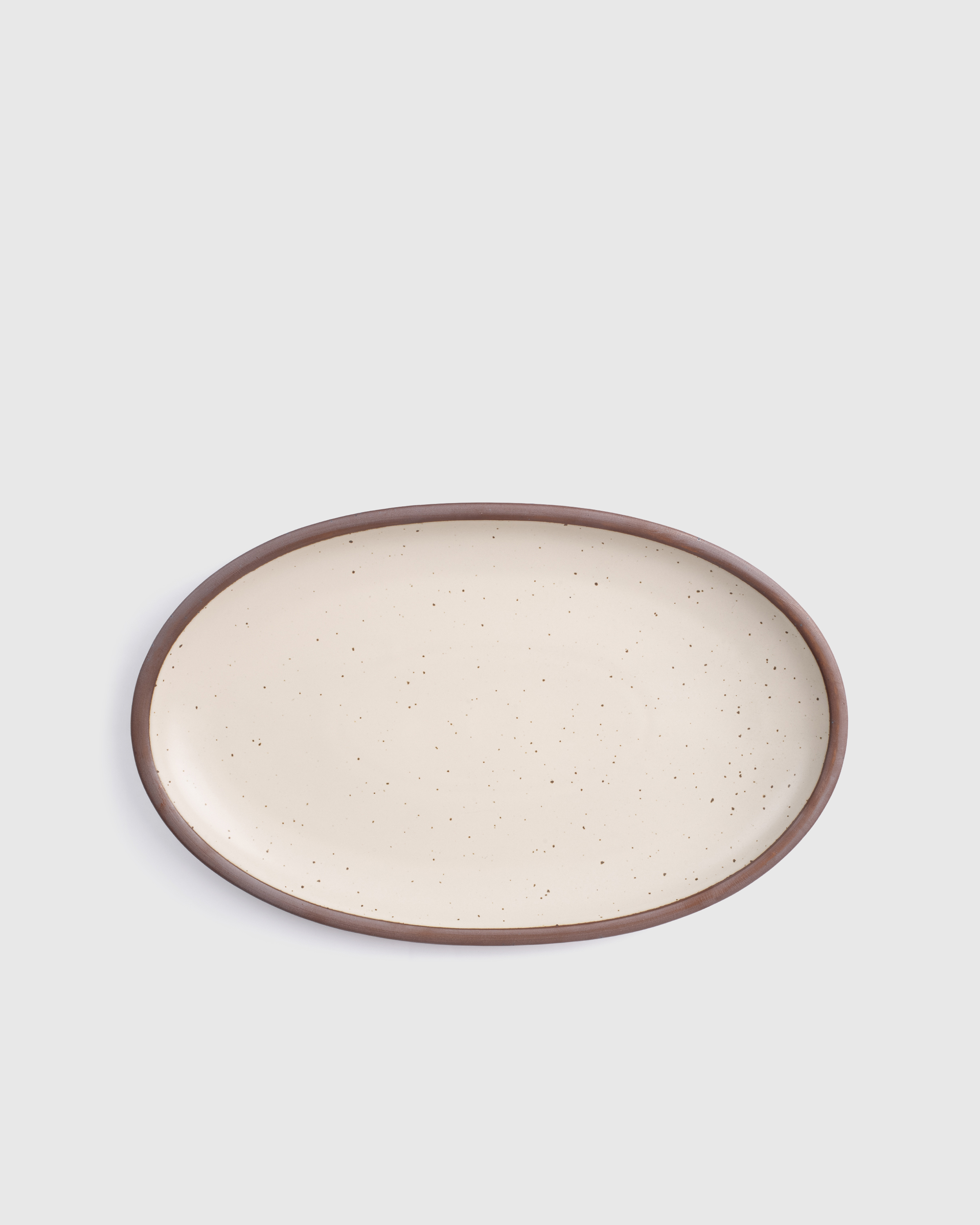 Panna Cotta Oval Serving Platter by East Fork