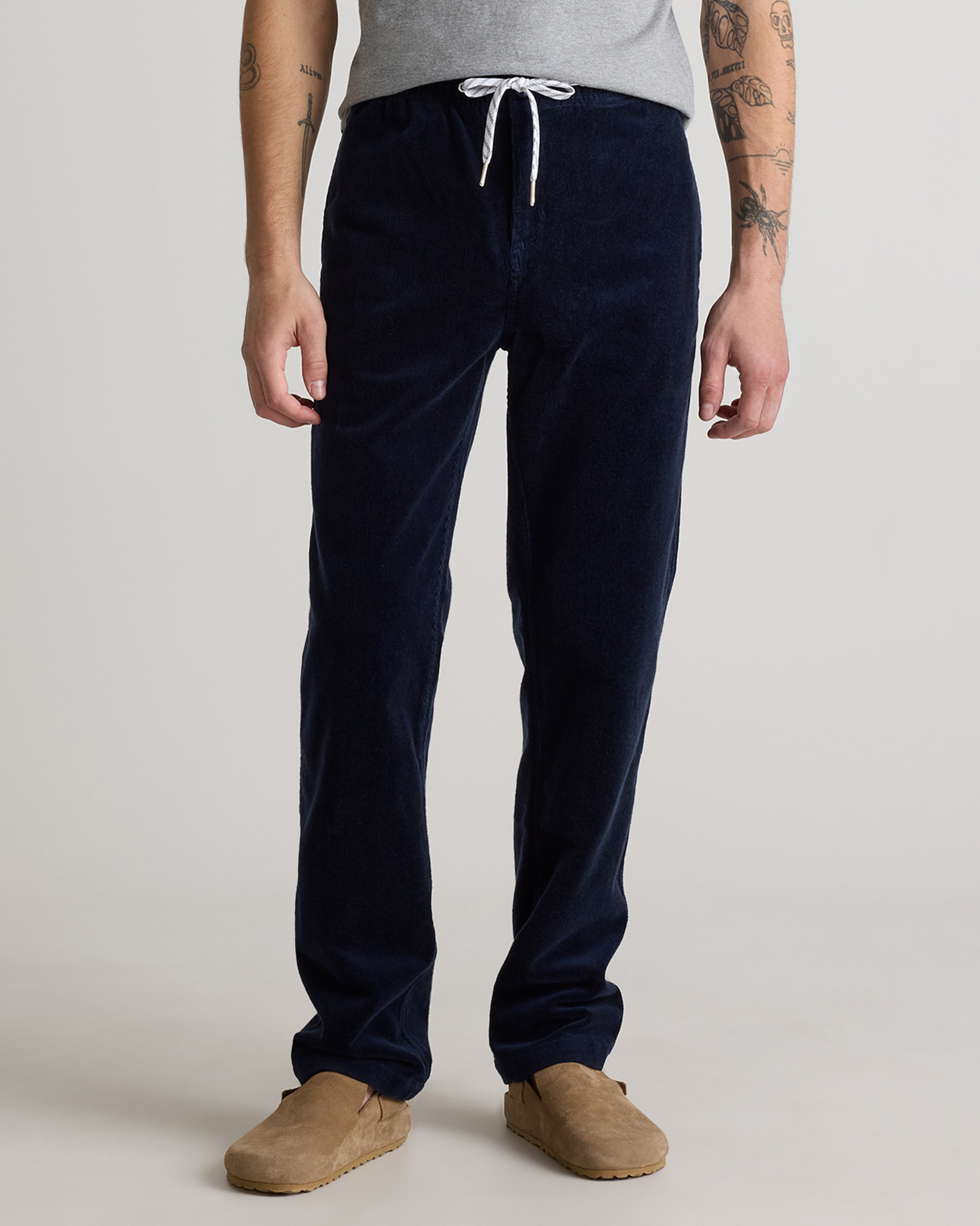 【SATIIIZ】Tron Side Pintuck Carpenter Pants Pintuck Knit Pant in Interlock - Moonbeam Heather – Carbon38