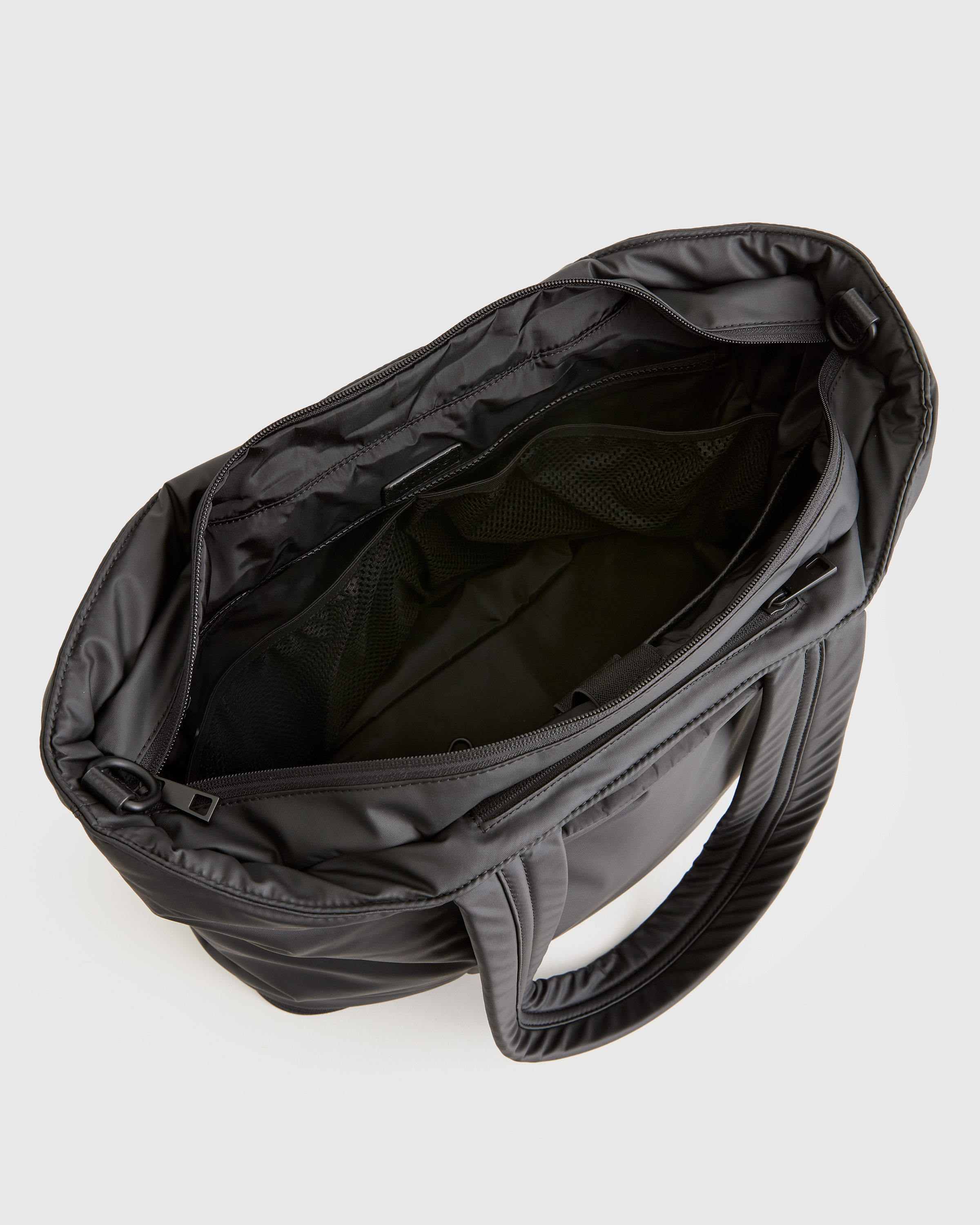 Water Repellent Puff Expandable Tote - Thumbnail 5