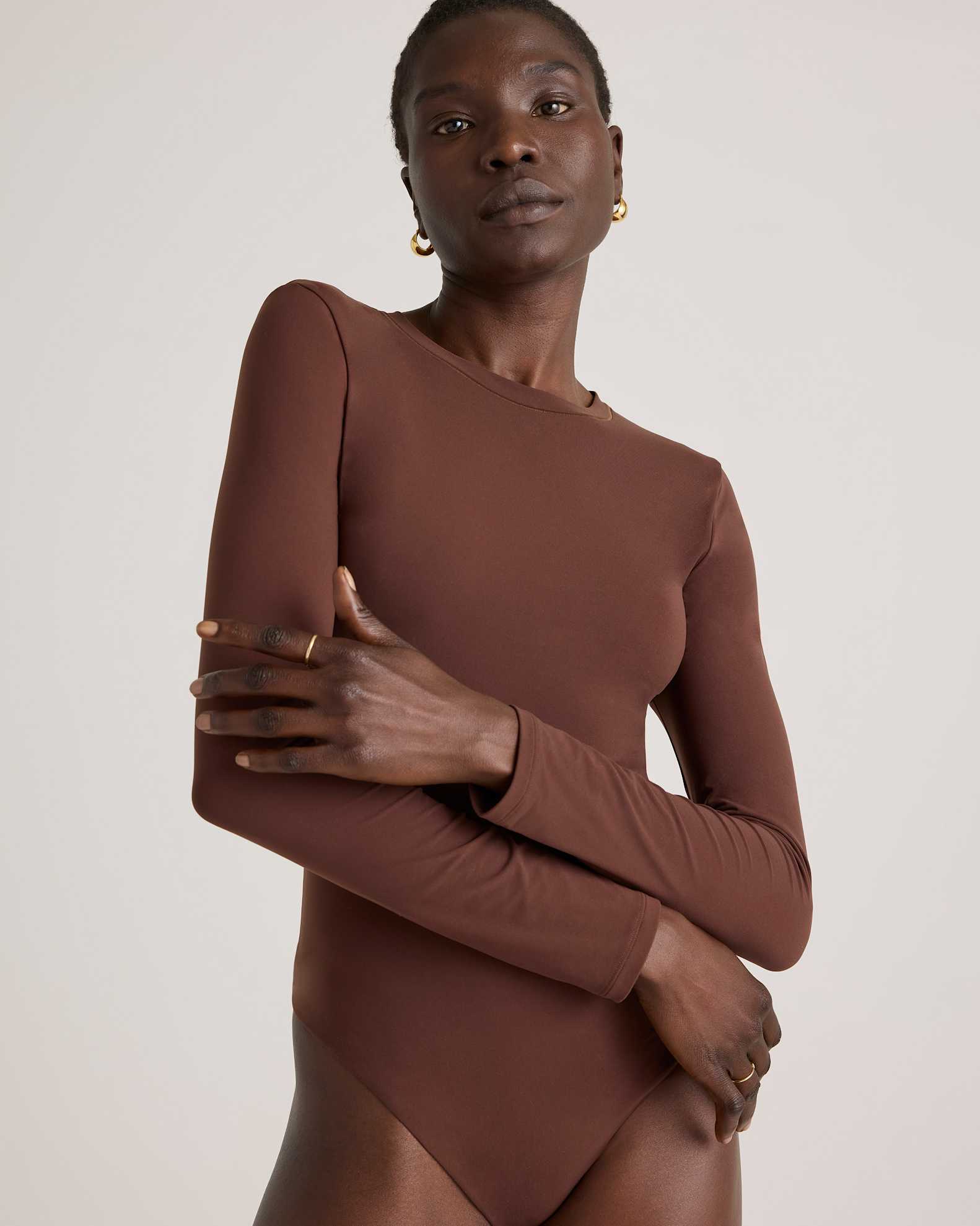 Second Skin Long Sleeve Crew Neck Bodysuit