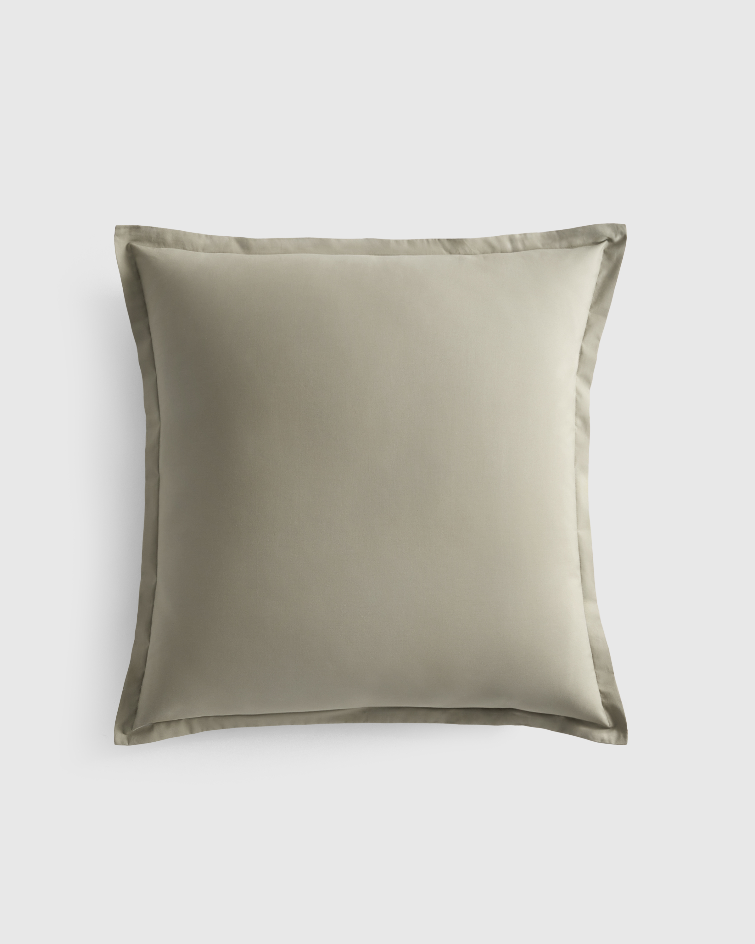 classic organic percale euro sham, dried sage, euro