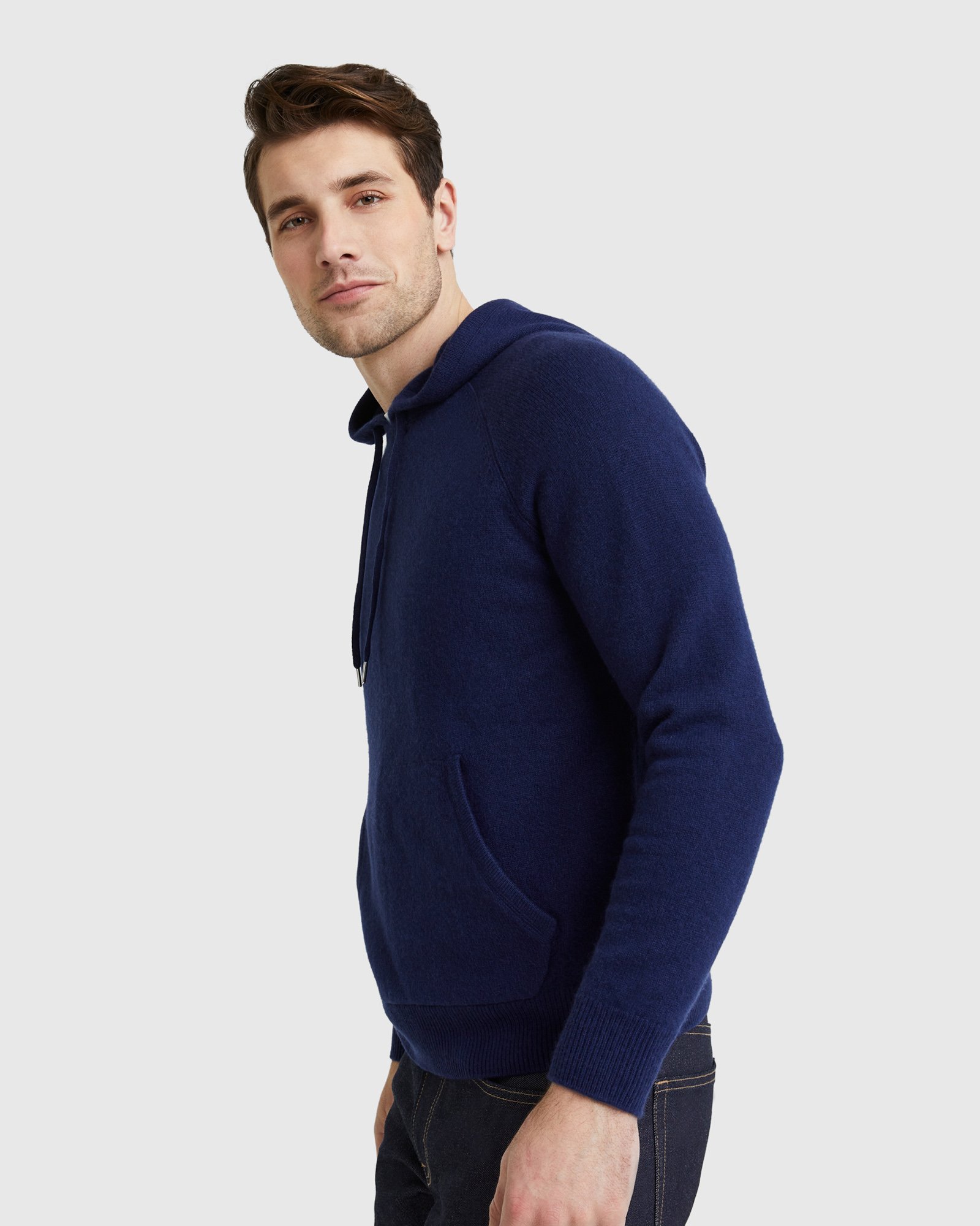 Mongolian Cashmere Pullover Hoodie - 13655855923311