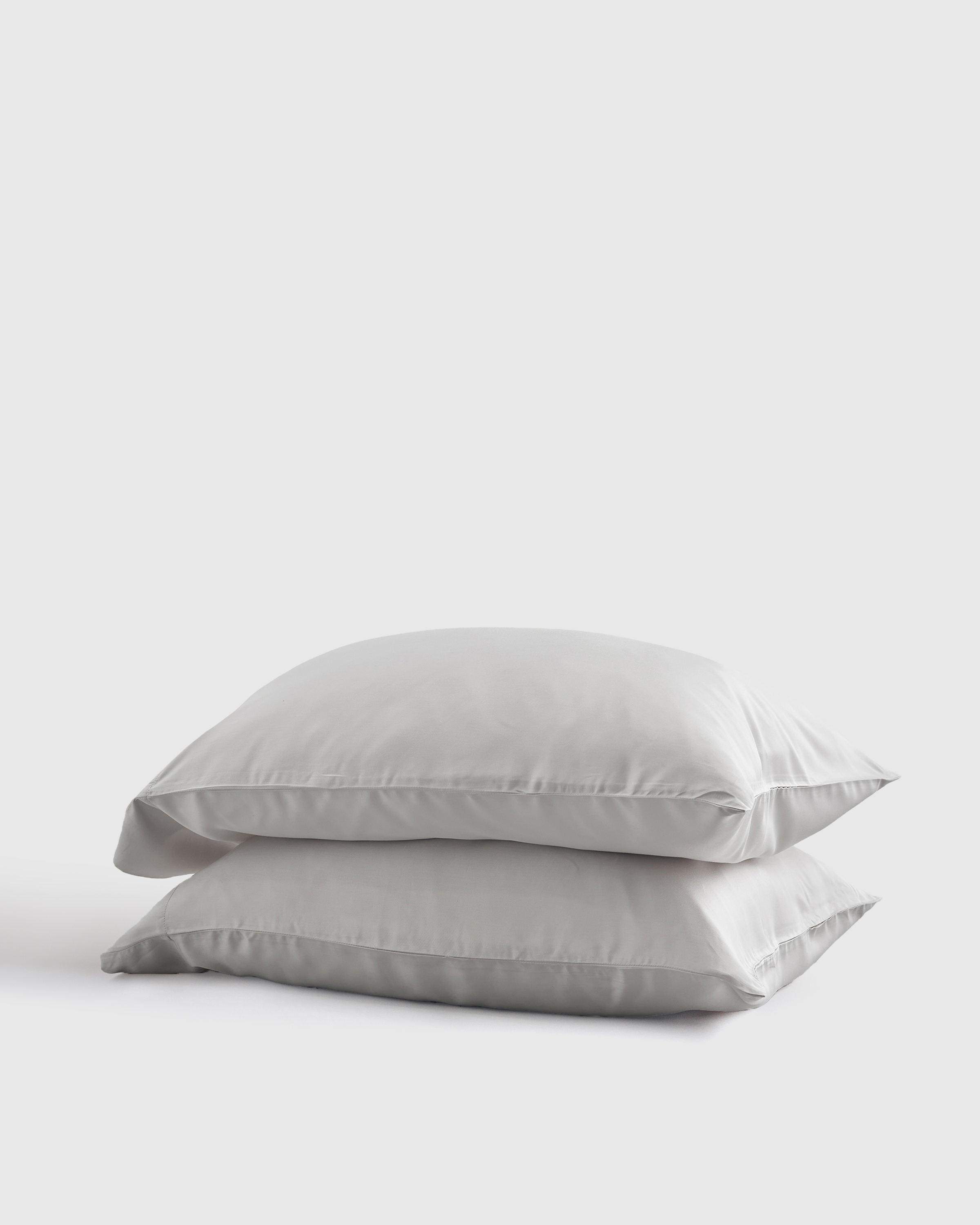 Bamboo Pillowcase Set, Light Grey, Standard