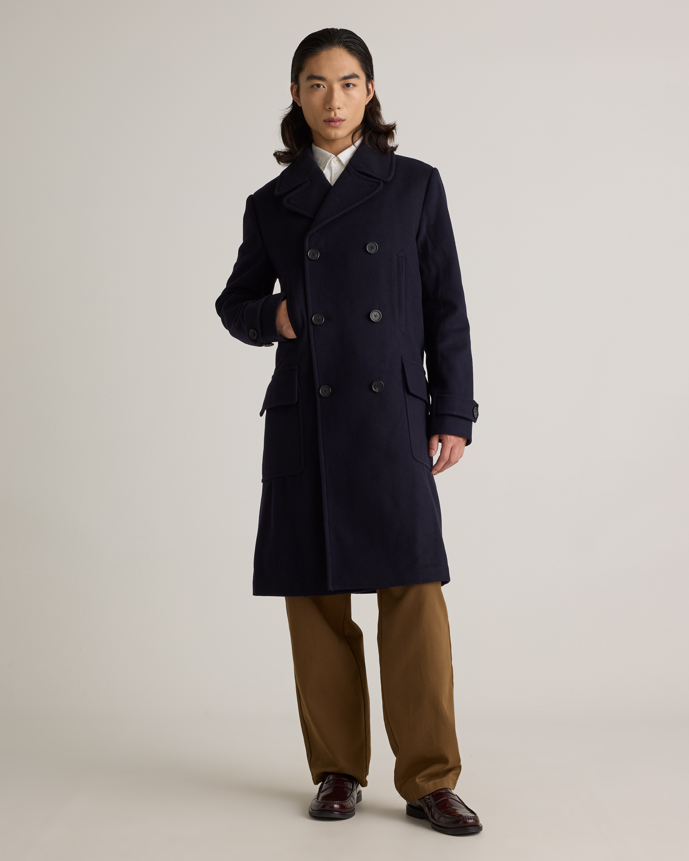 r.セール中mulch way colla longtrench coat mulch way collar long trench coat - メルカリ