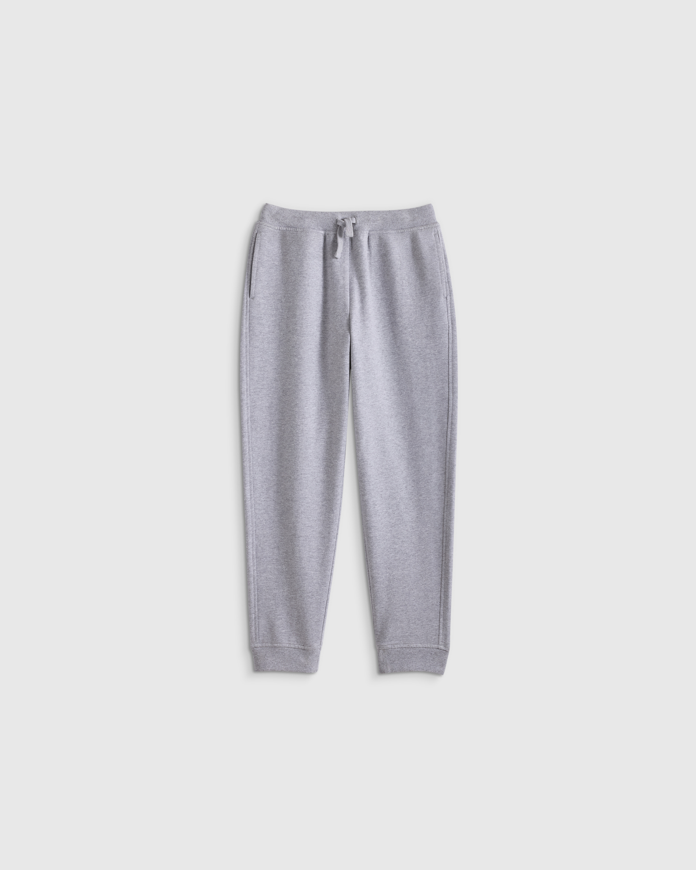 Heather Grey Organic Cotton French Terry Joggers 