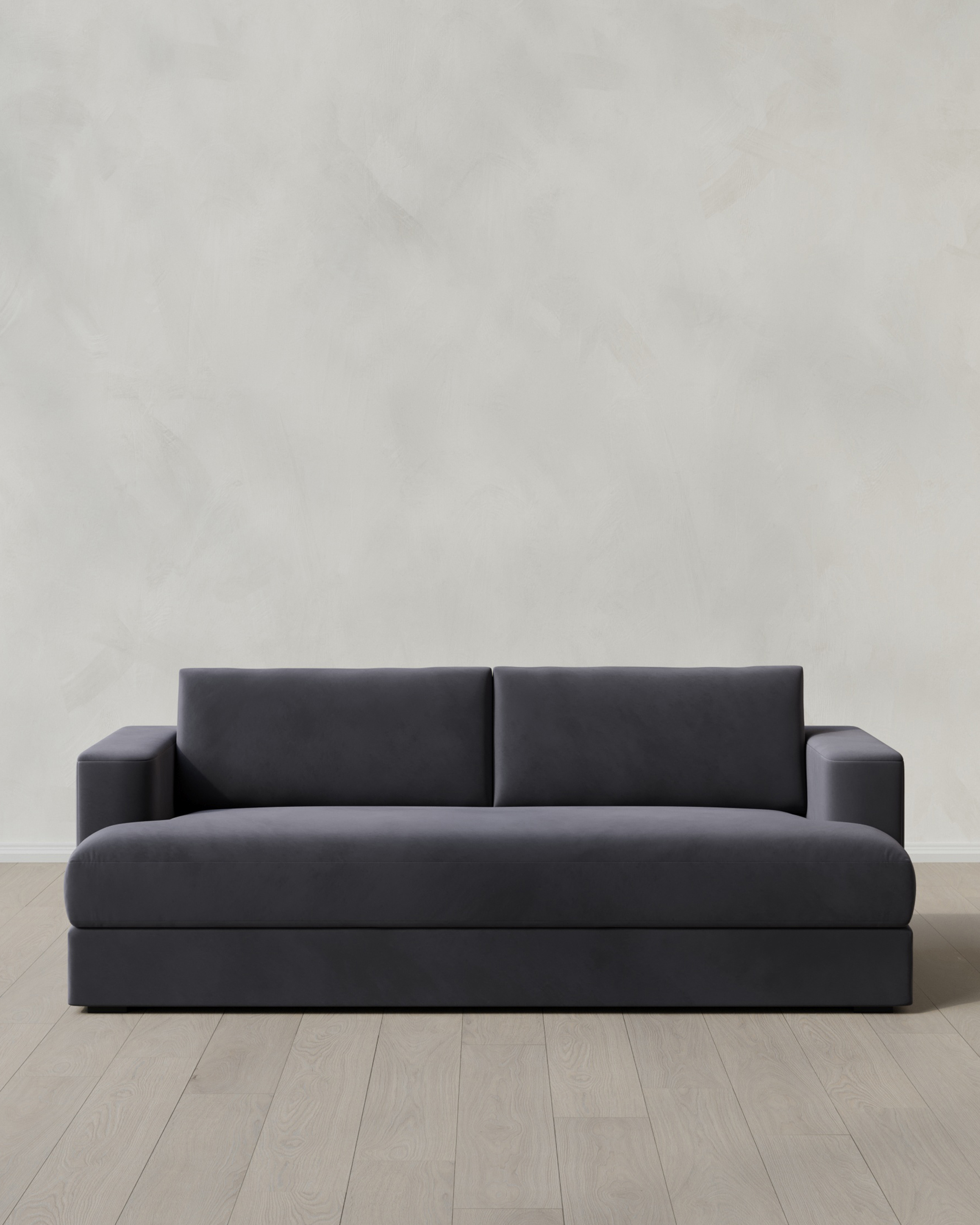Gunmetal Sierra Sleeper Sofa in Performance Velvet