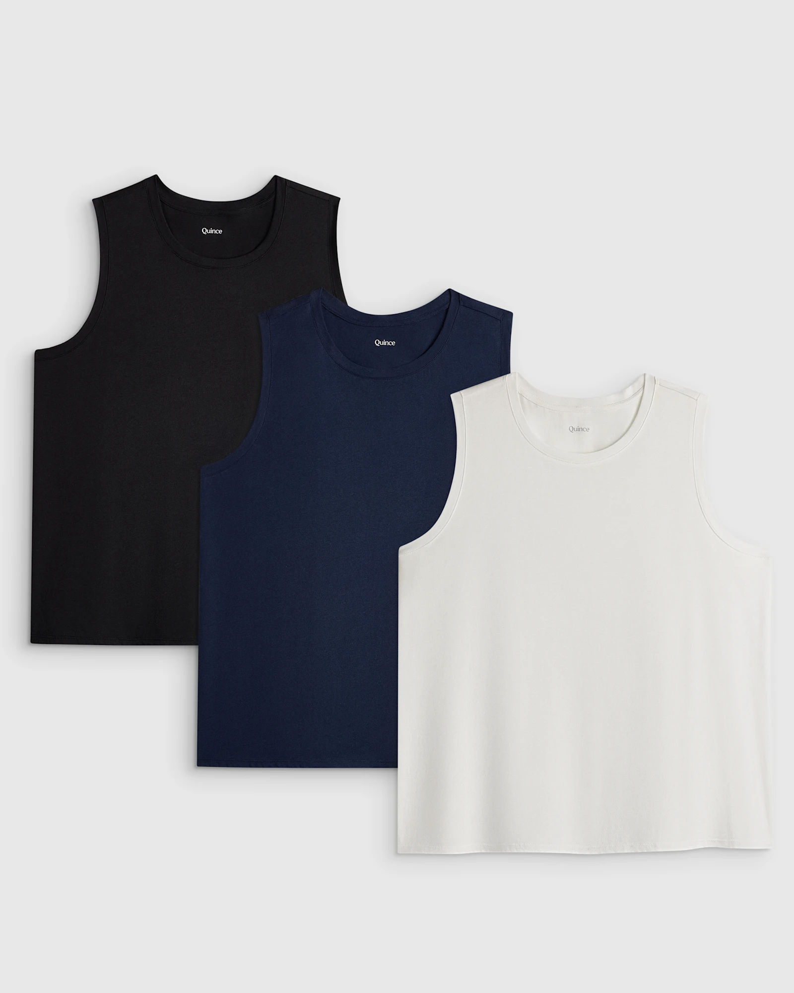 Women's Plus Size Cotton Modal Muscle Tank 3 Pack Bundle