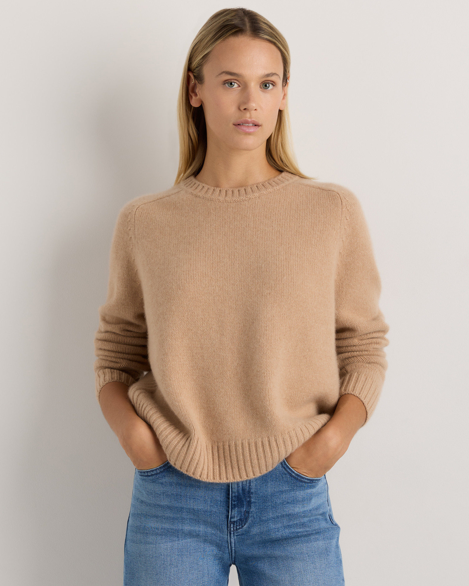 Luxe Baby Cashmere Crewneck Sweater