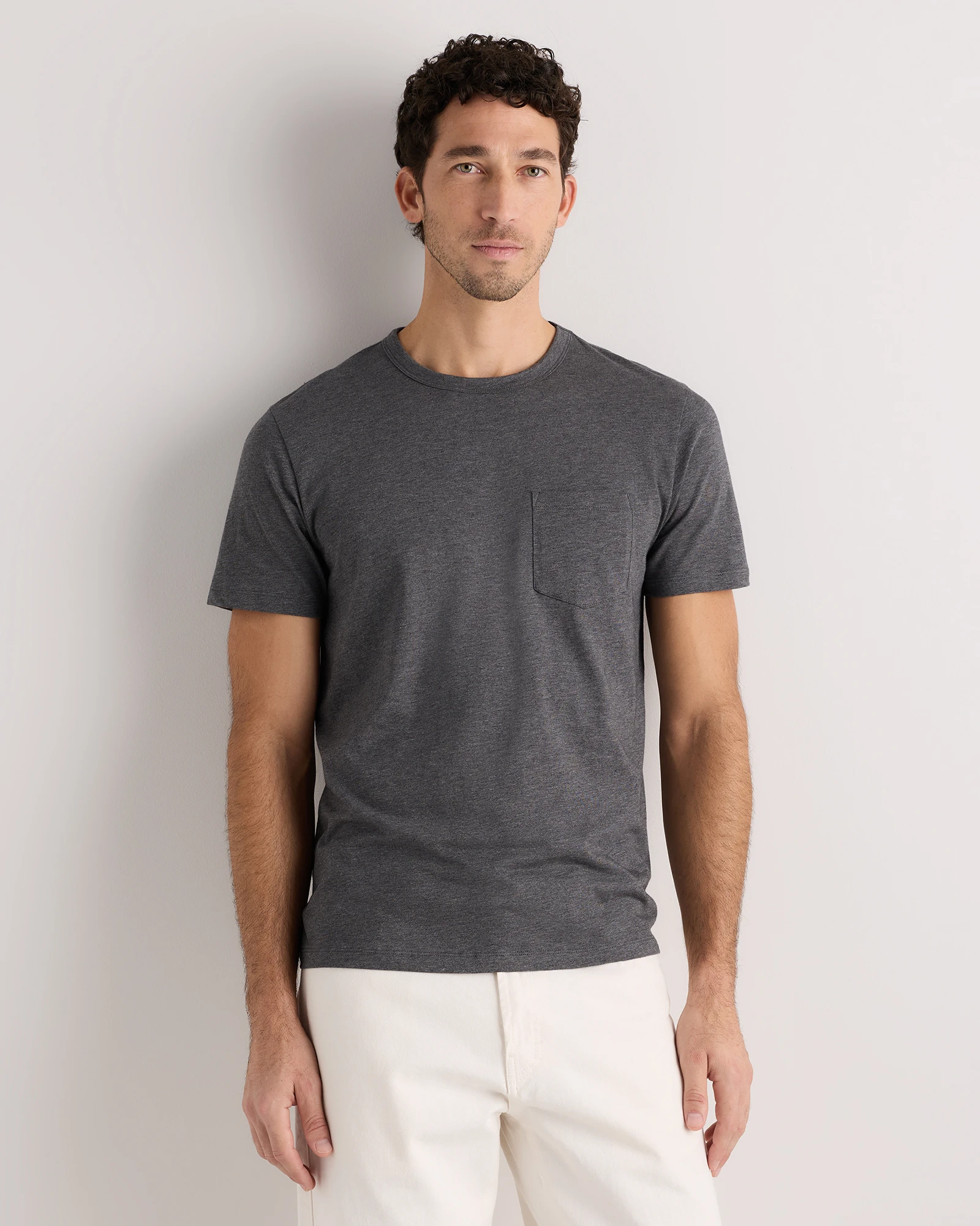 Men's 100% Pima Cotton Luxe Touch Pocket Tee