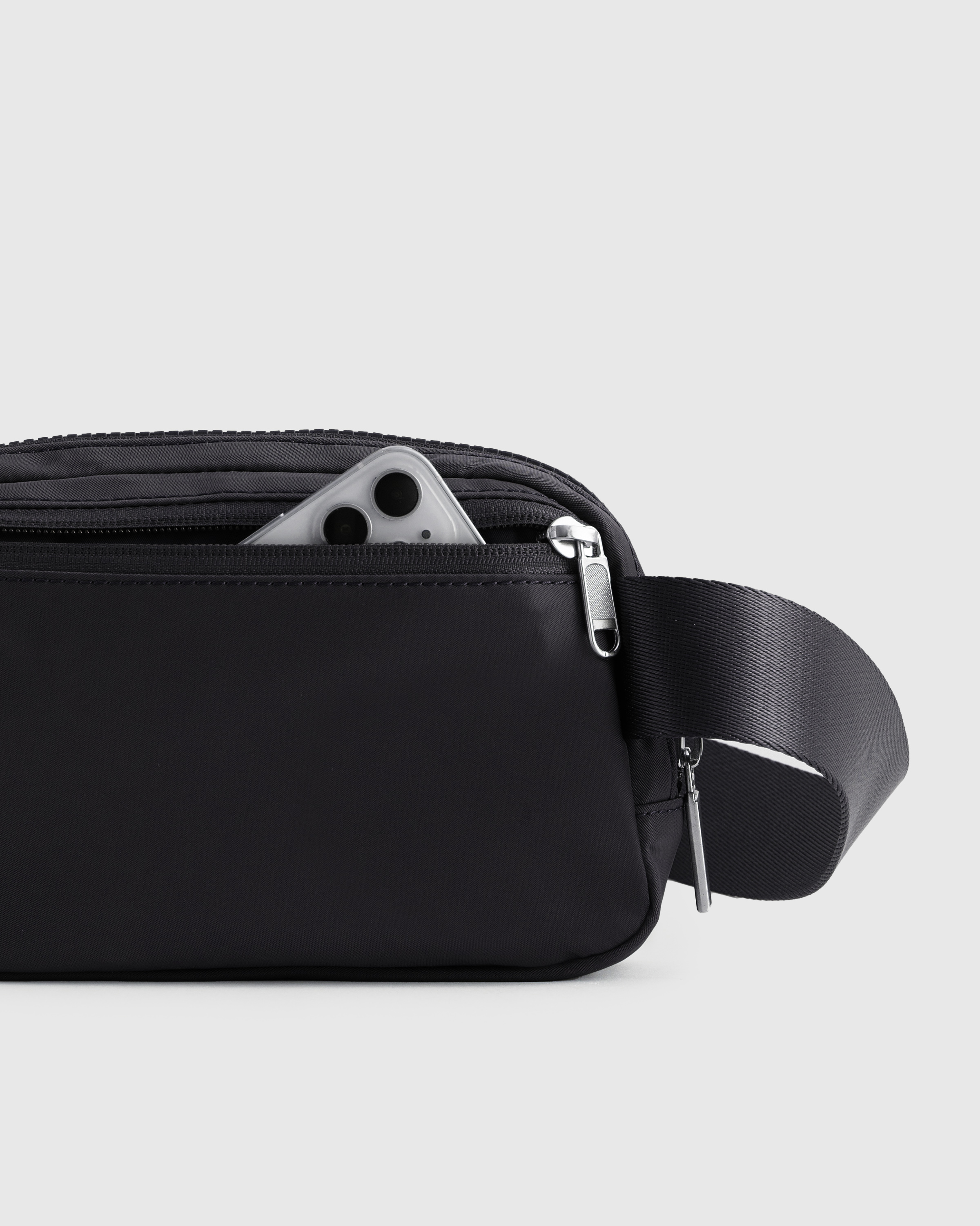 Revive Nylon Belt Bag in Black