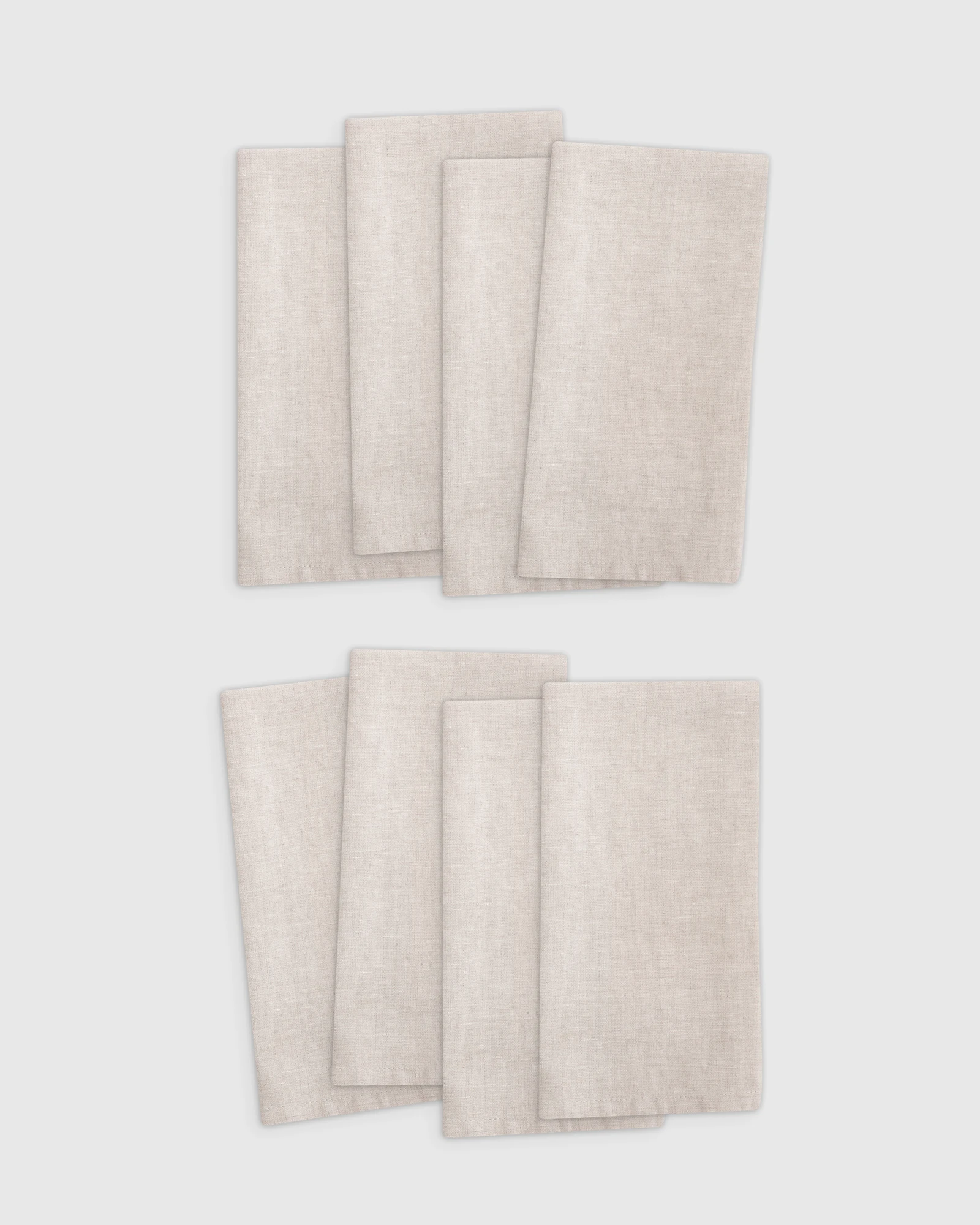 European Linen Chambray Napkin, Set of 8
