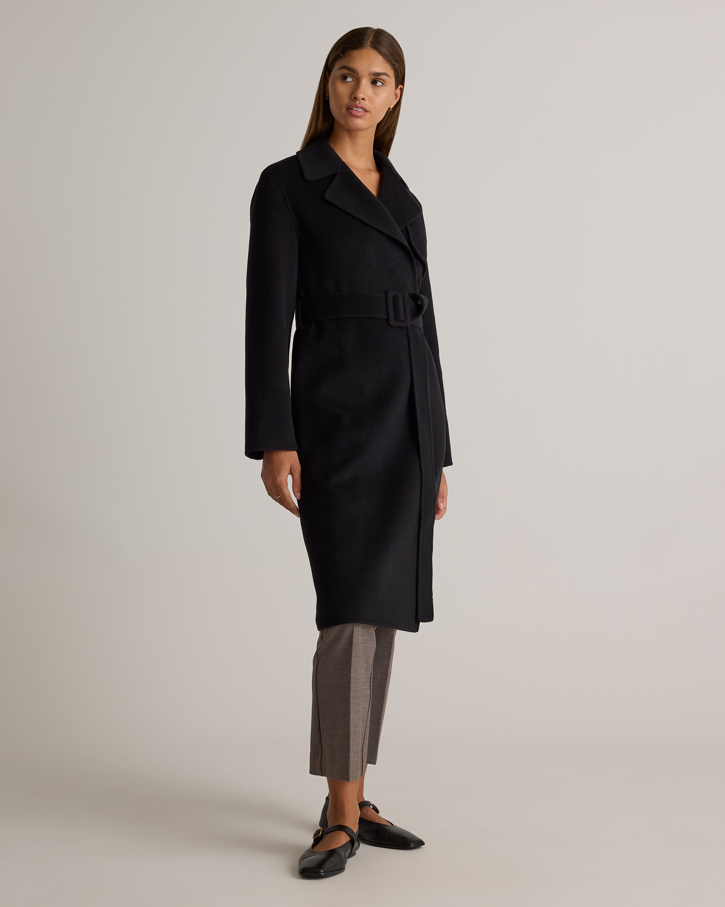IZ様 2plan Melfis double maxi wool coat Premium Italian Manteco Wool Double Breasted Tailored Maxi