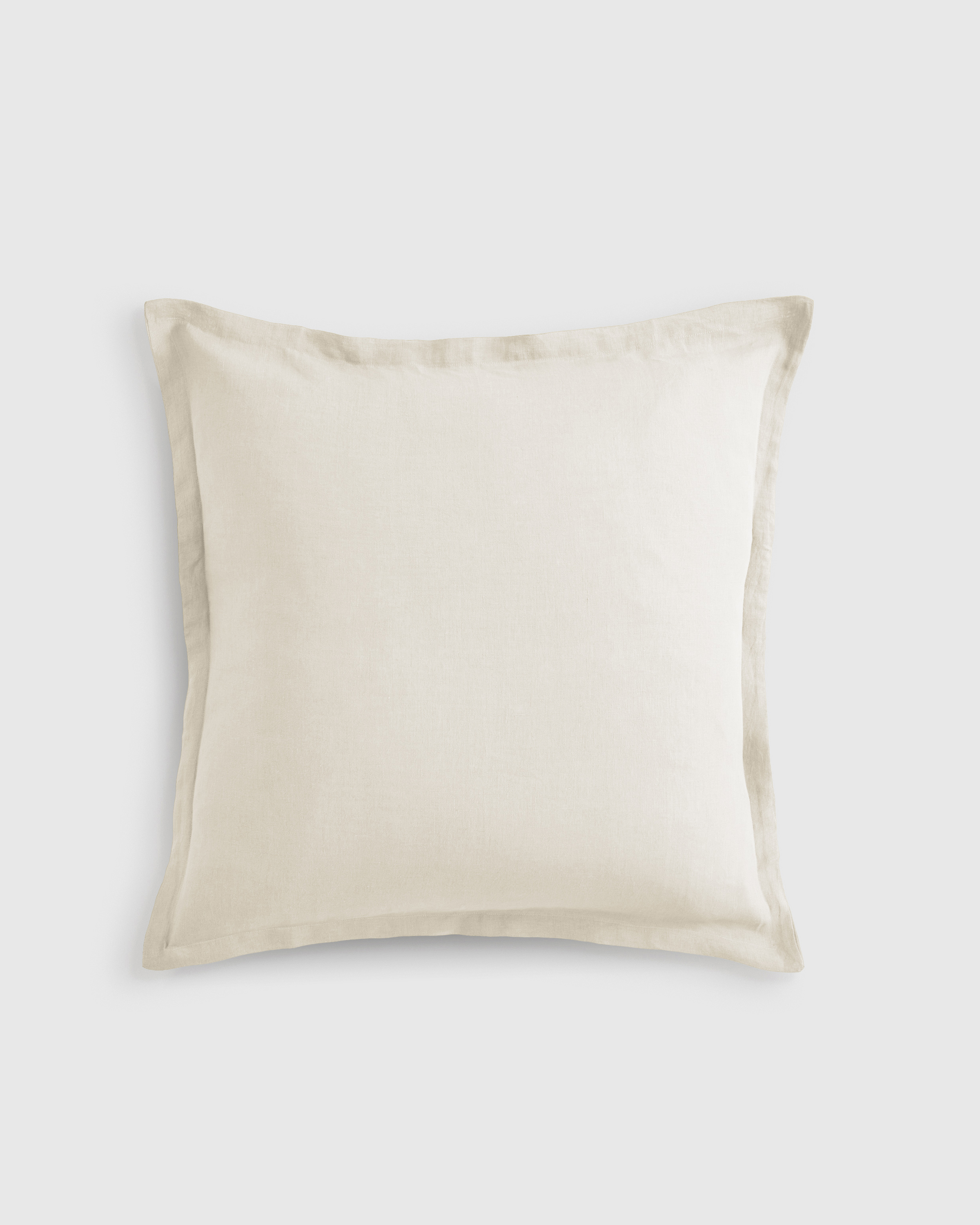 Ivory European Linen Euro Sham