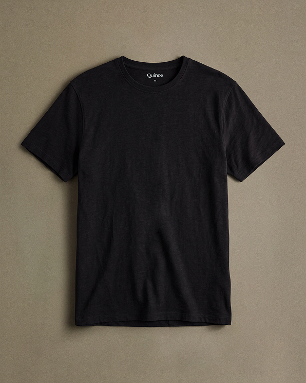 100% Organic Cotton Slub Crewneck Tee