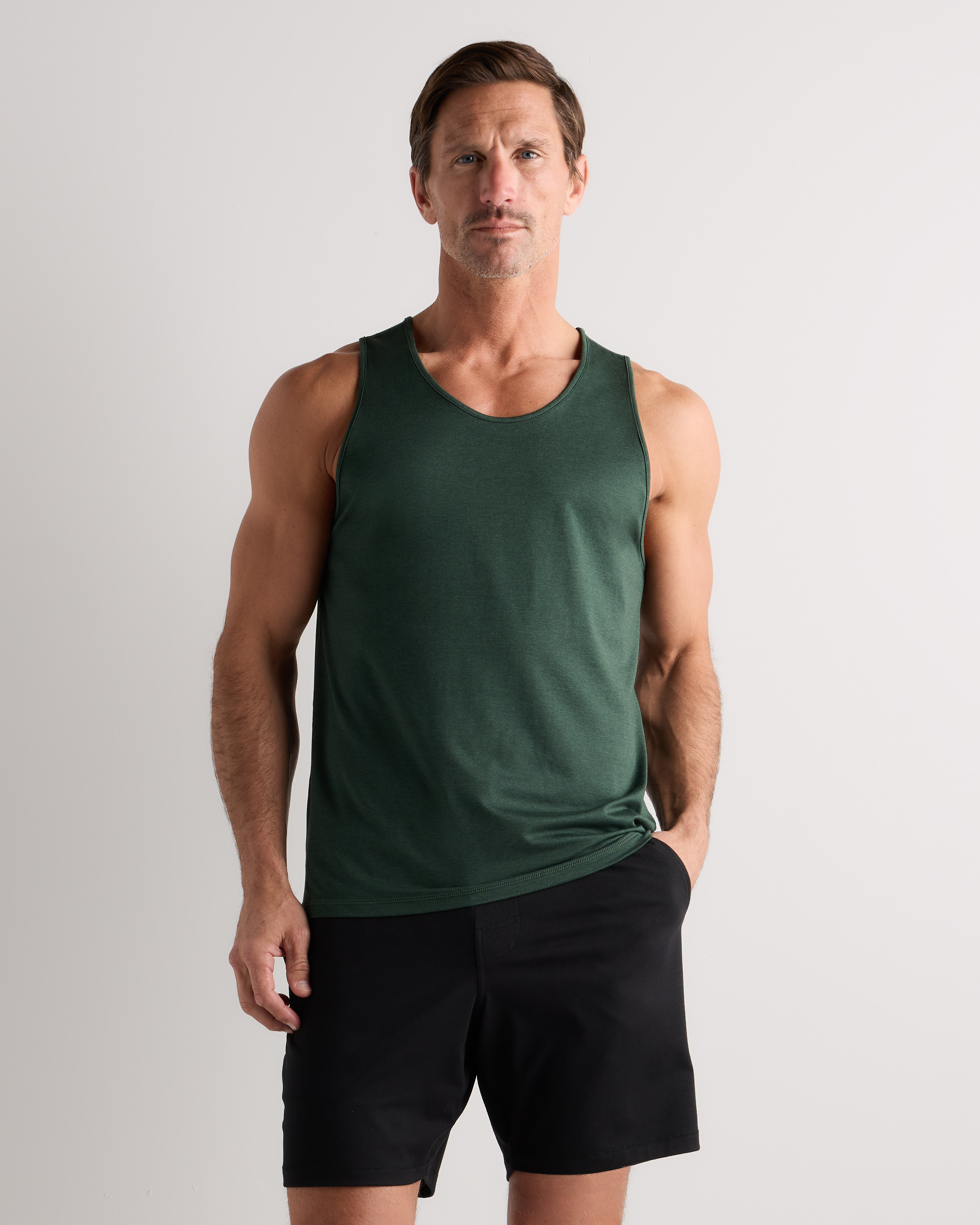 Olive Flowknit Breeze Tank