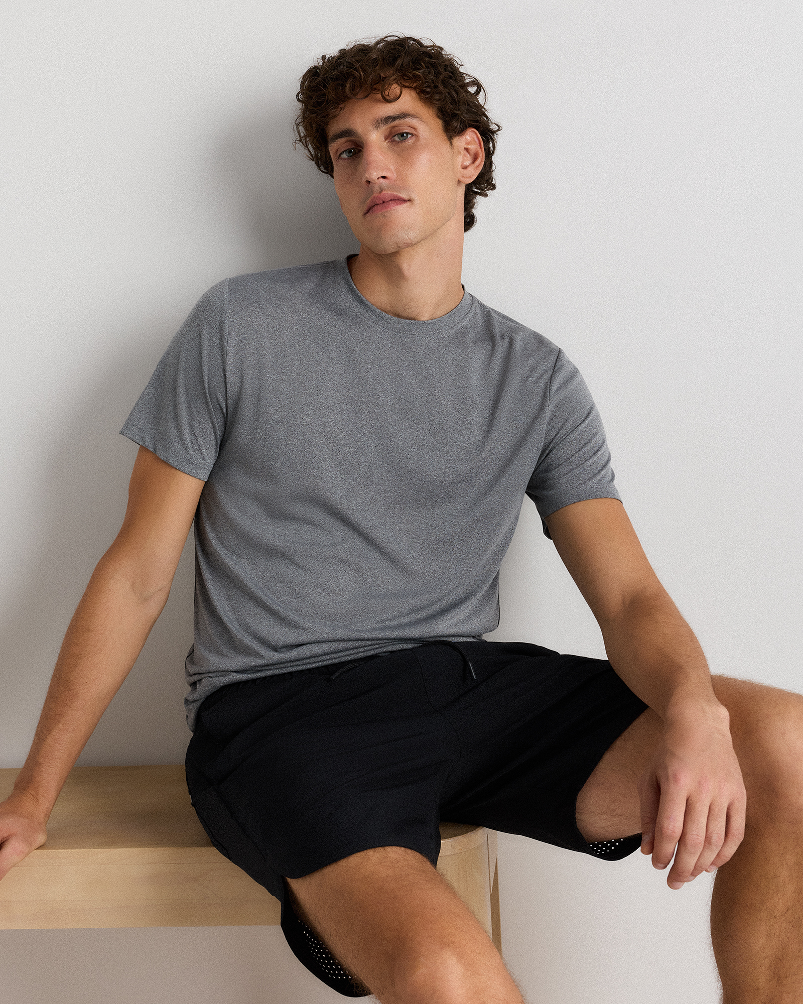 Sweat Tech Training Short - 7" Unlined in Black