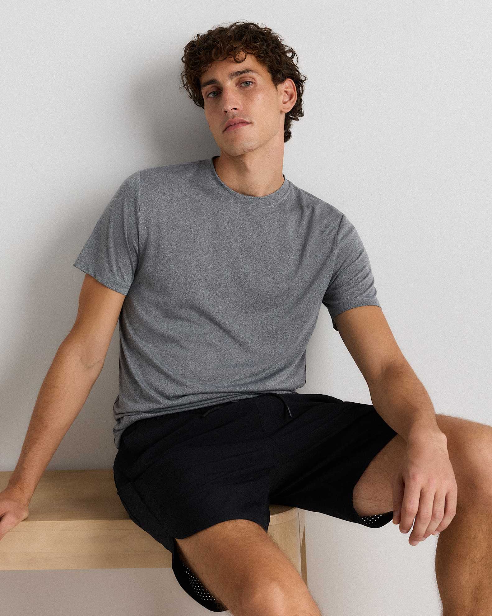 Sweat Tech Training Short - 7" Unlined in Black