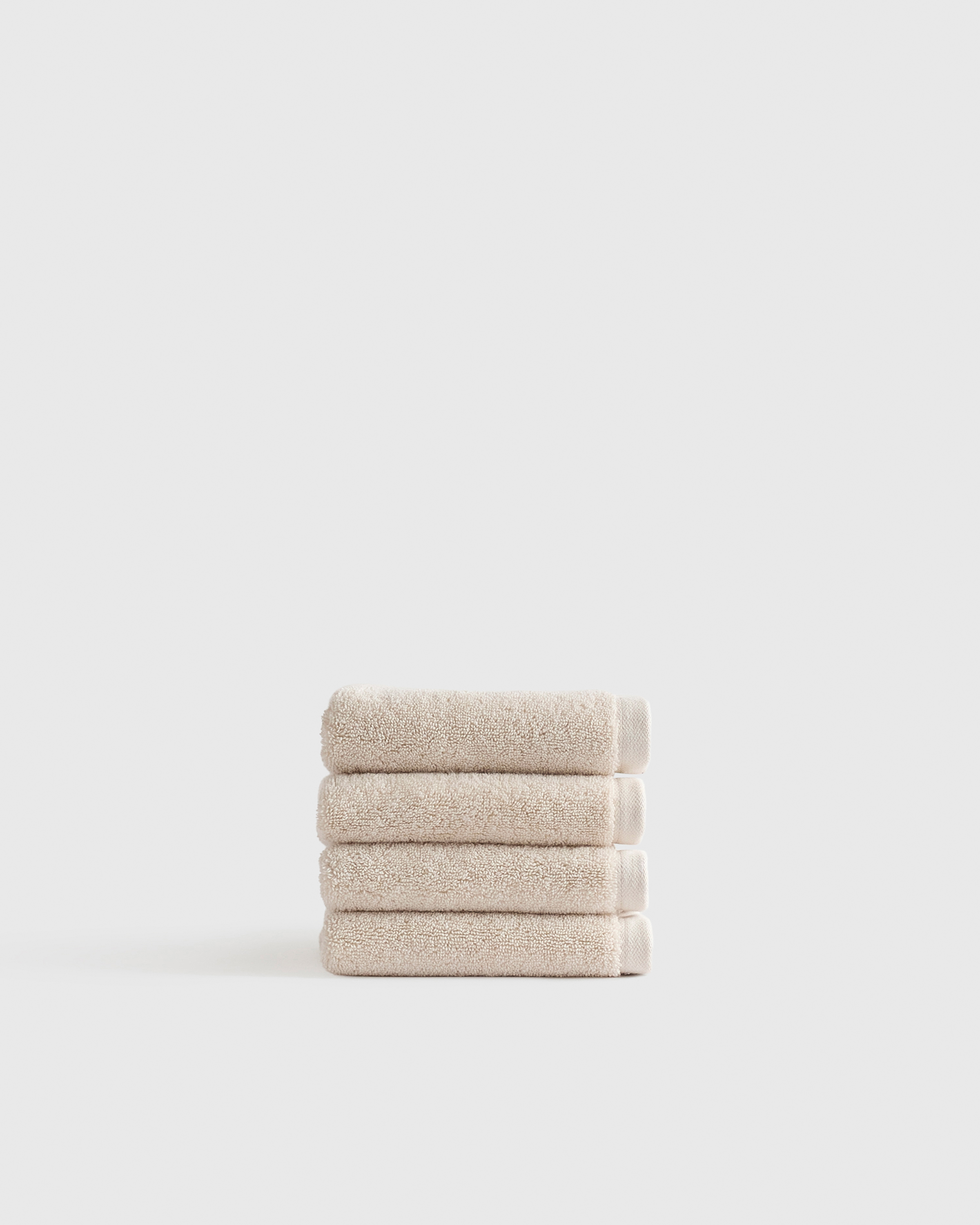 Oat Plush Organic Turkish Cotton Washcloth (Set of 4)