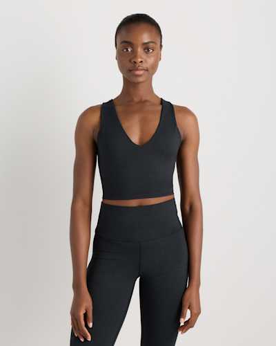 Ultra-Soft V-Neck Cropped Tank