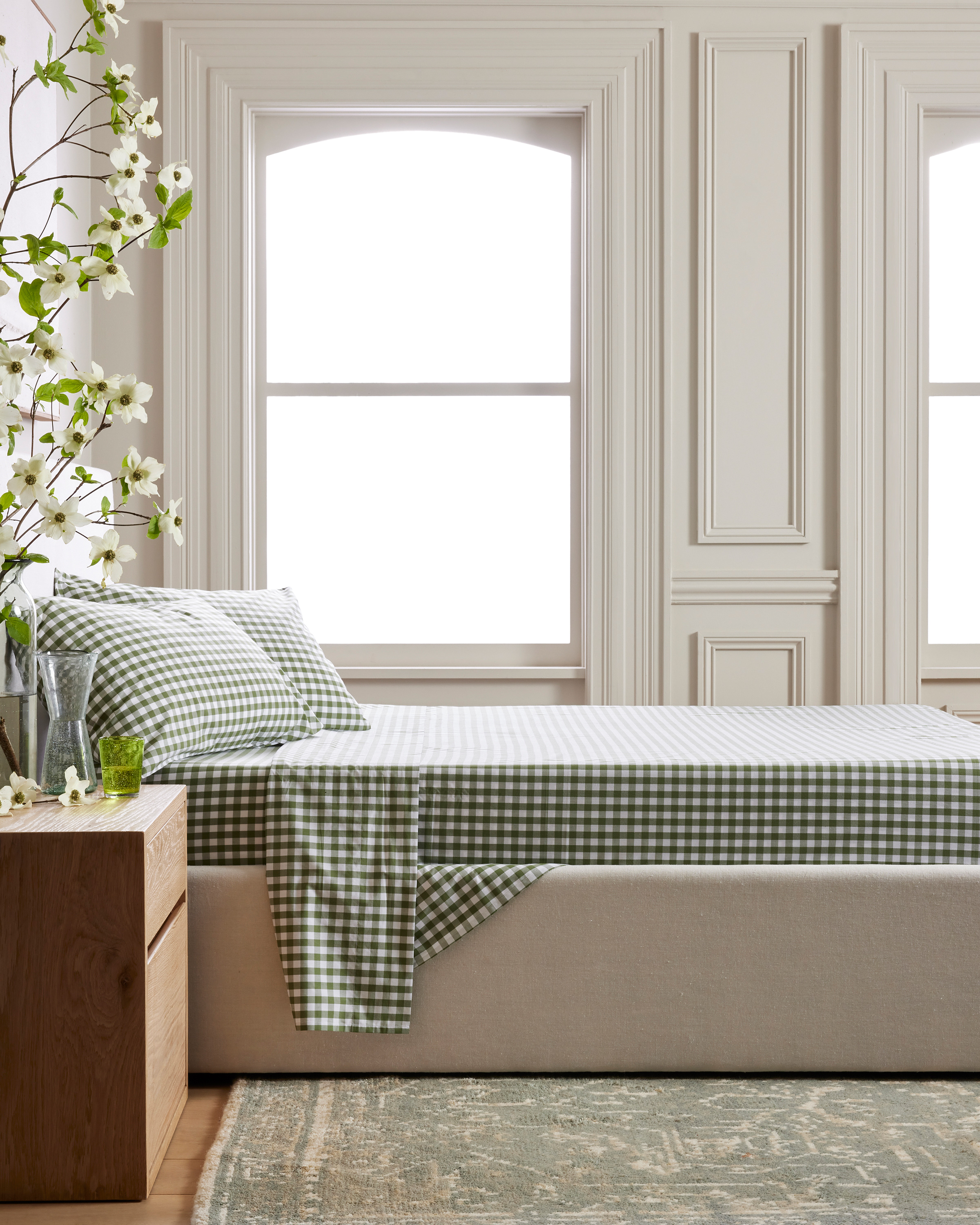 Quince Organic Percale Sheet Set - Thumbnail 5