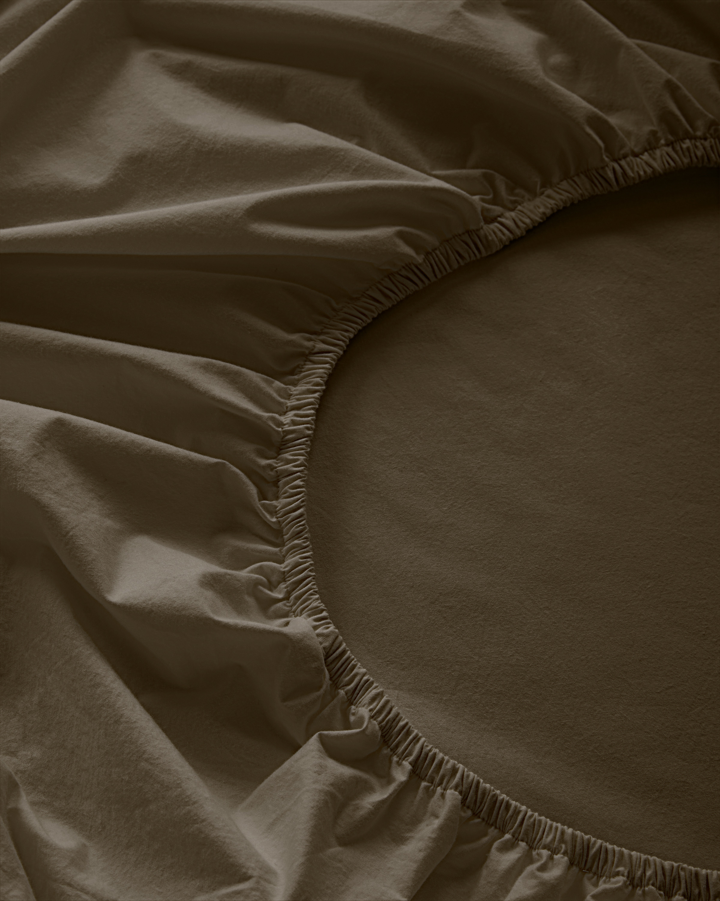Organic Brushed Cotton Sheet Set - Dusty Olive, Queen