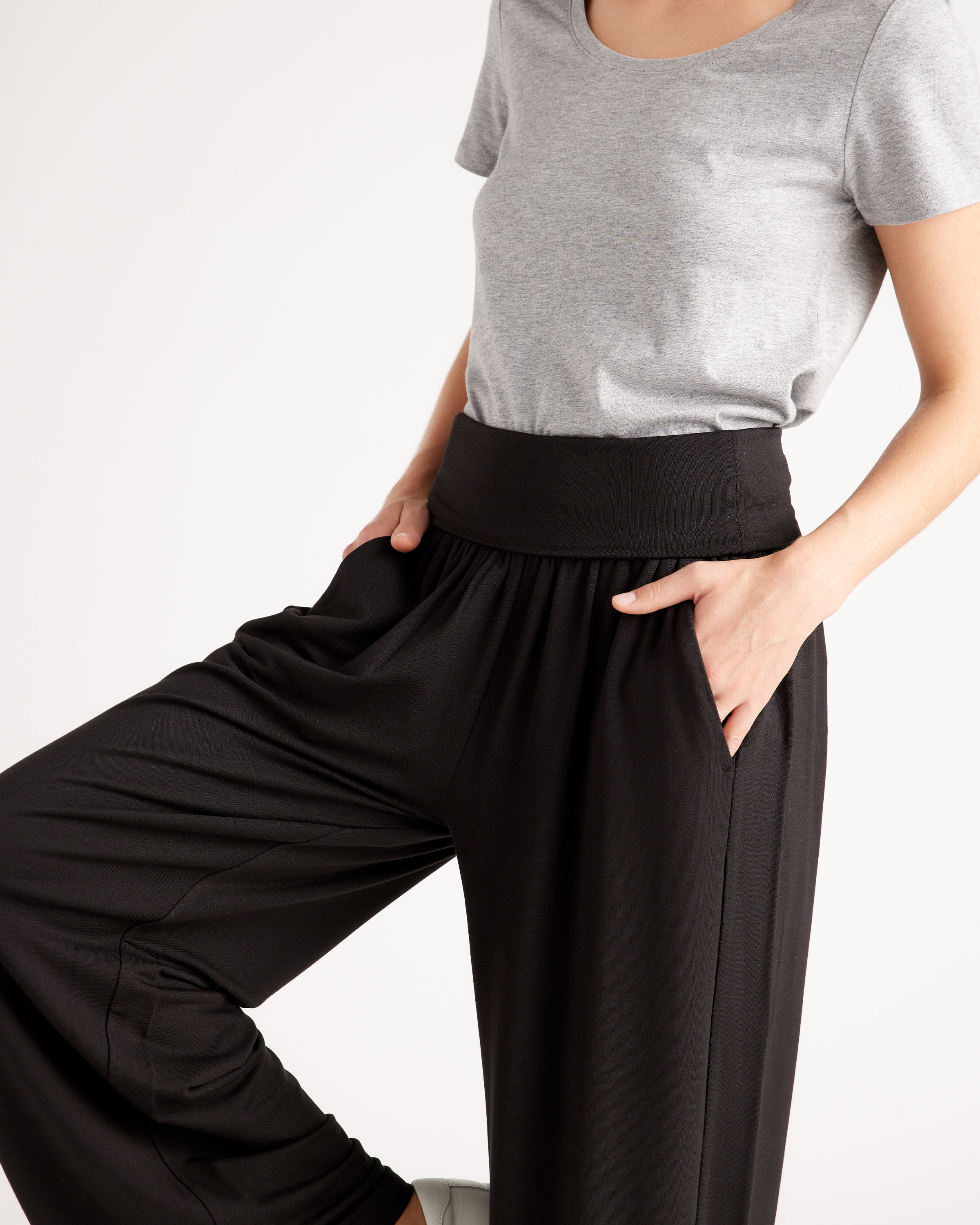 French Terry Modal Wide Leg Pants