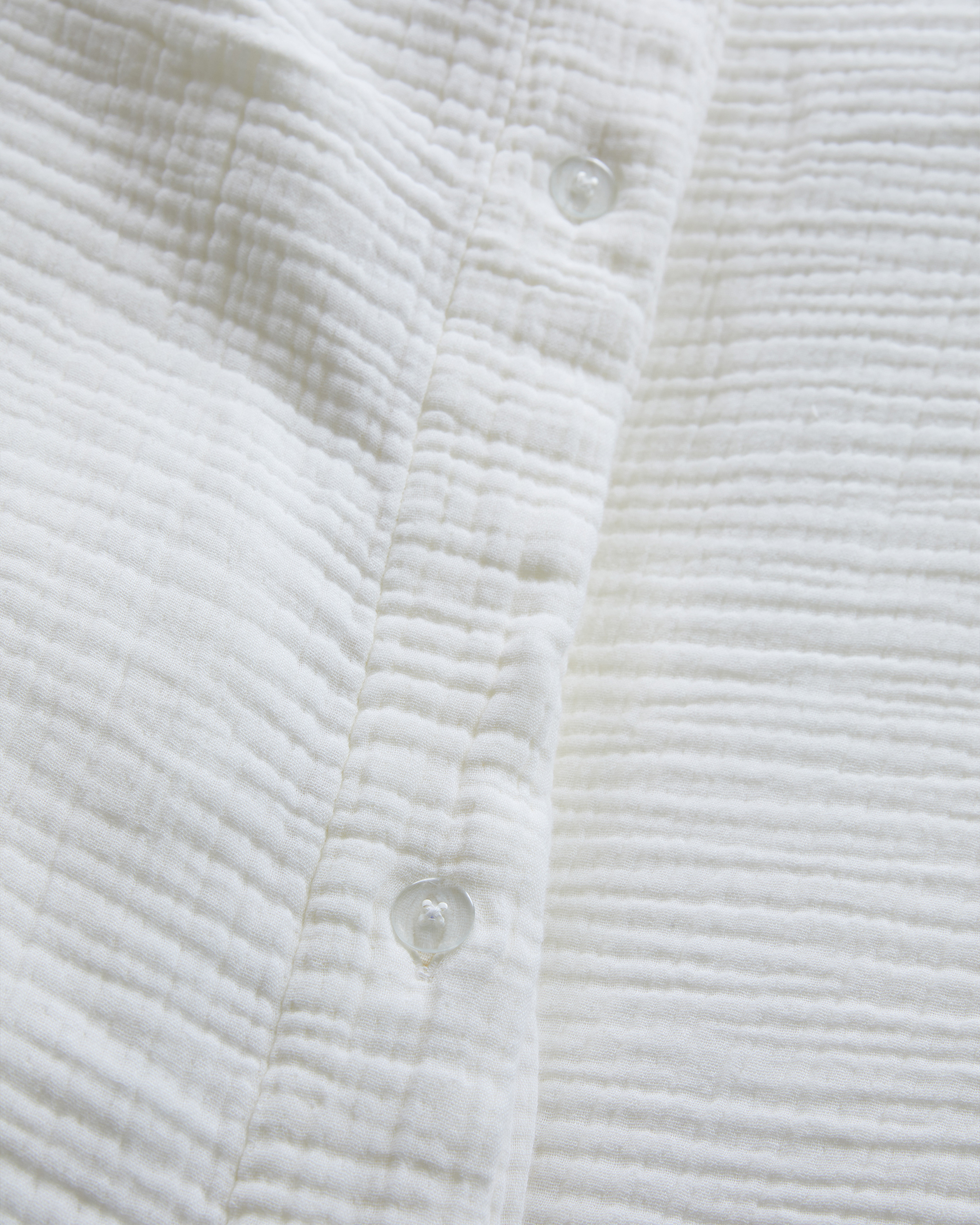 Organic Airy Gauze Duvet Cover - Ivory, King/Cal King