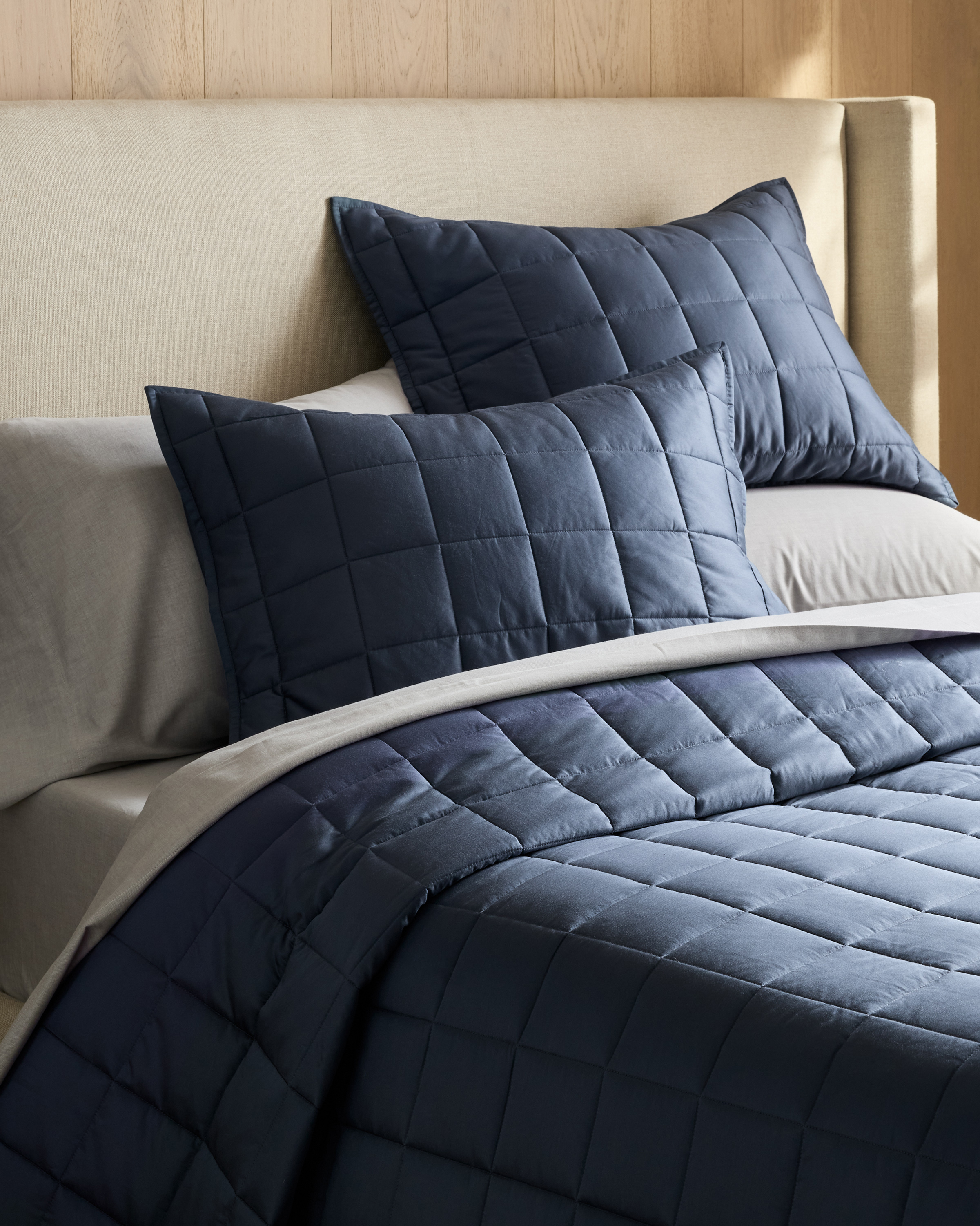 Nightfall Bamboo Box Quilted Sham Set