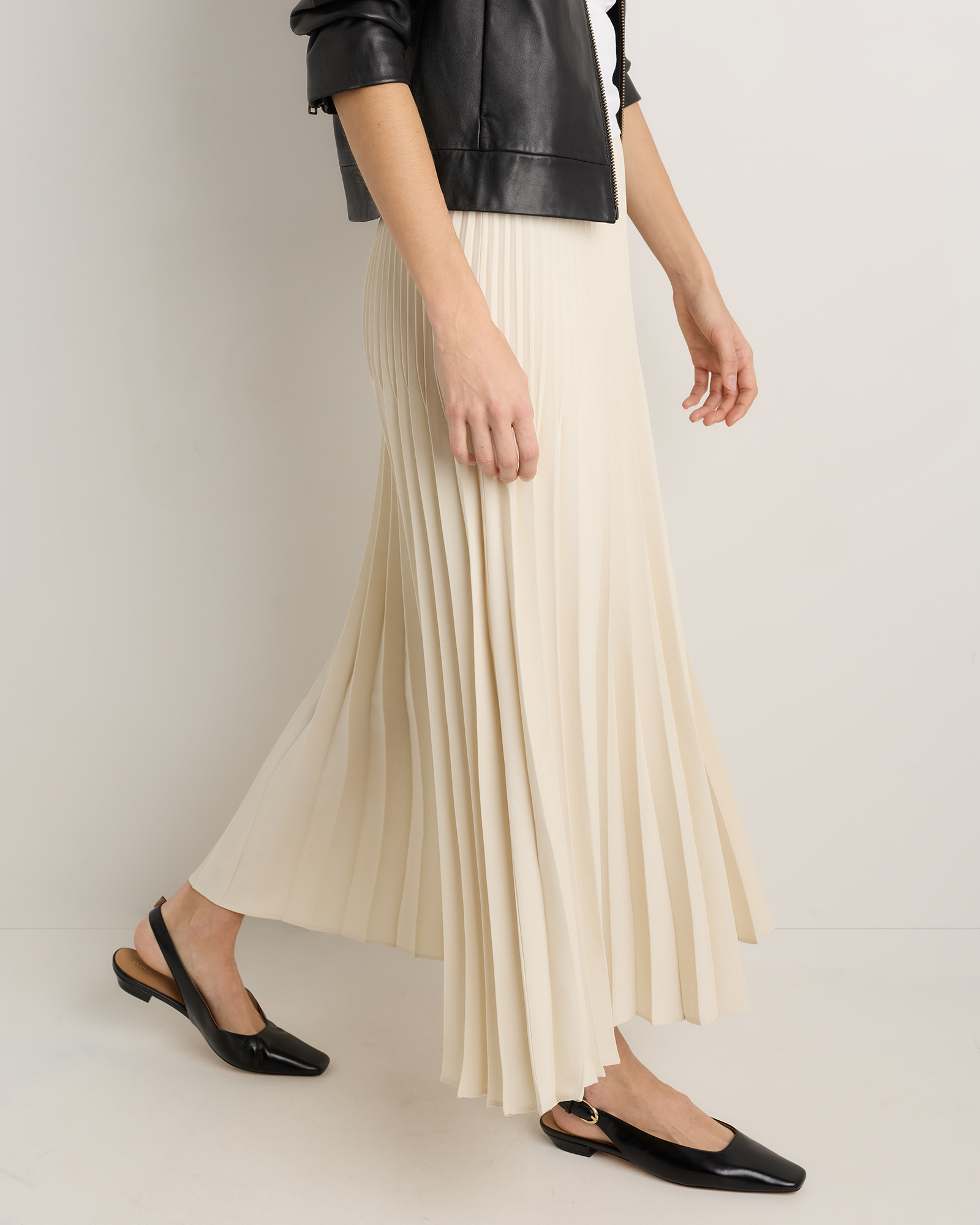 Jupe Plissée J.Crew En Coton Doublé Cachemire Rose - Taille 2, Occasion Excellent état