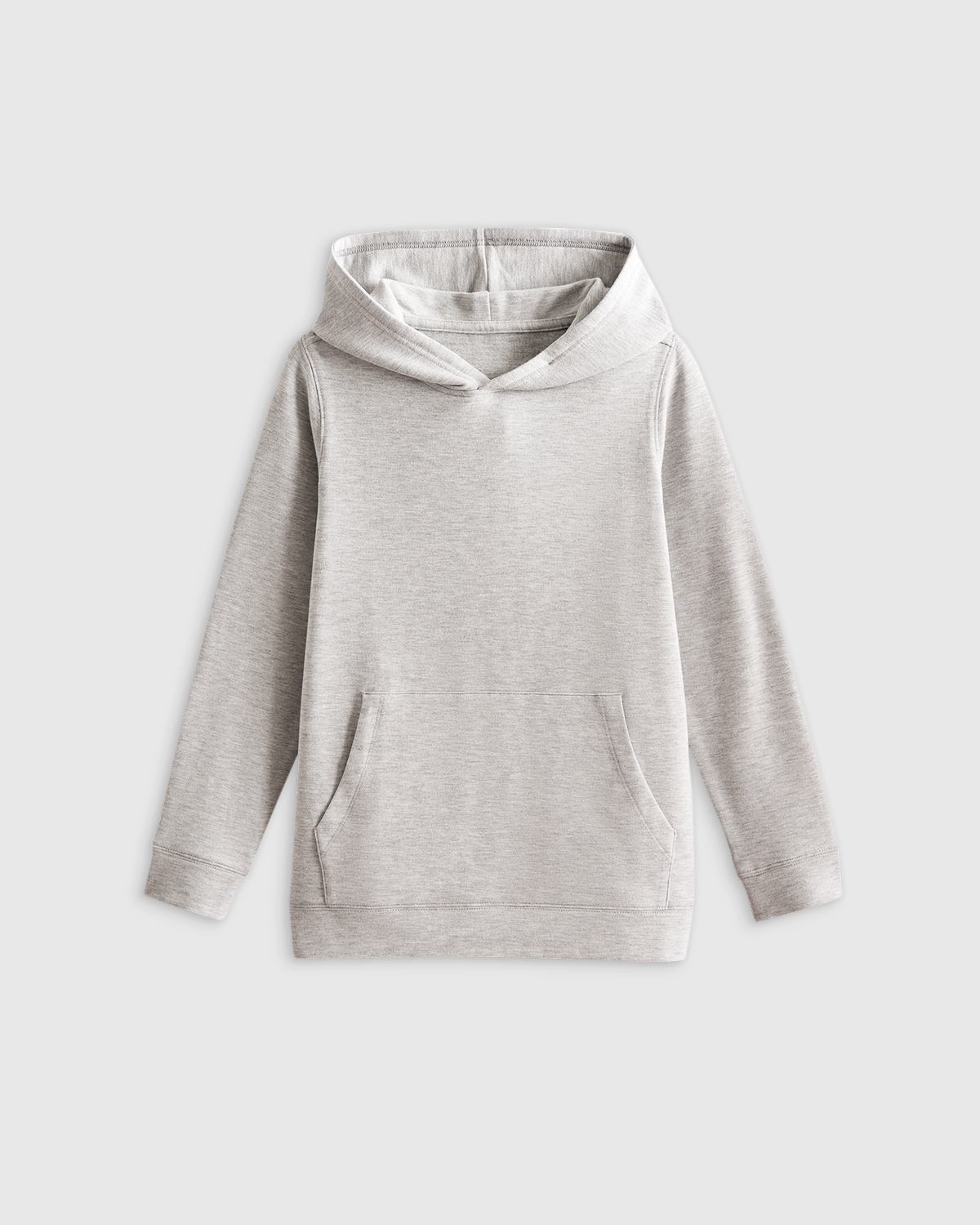 Heather Grey SuperSoft Fleece Pullover Hoodie