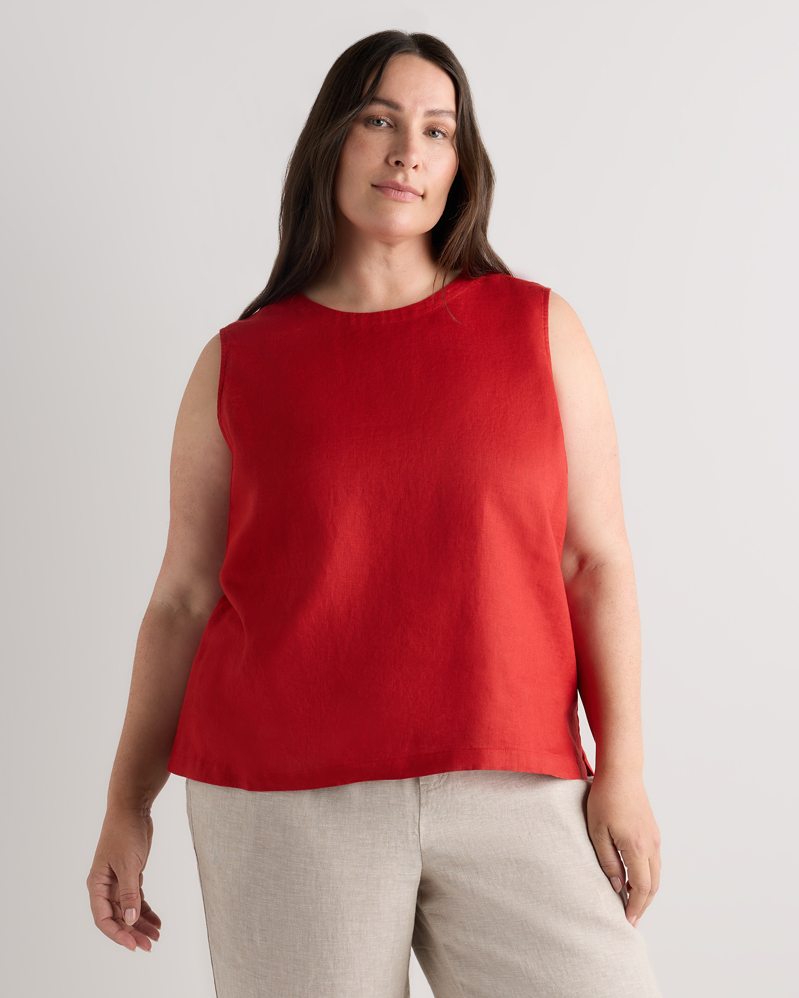 Chile 100% European Linen Tank