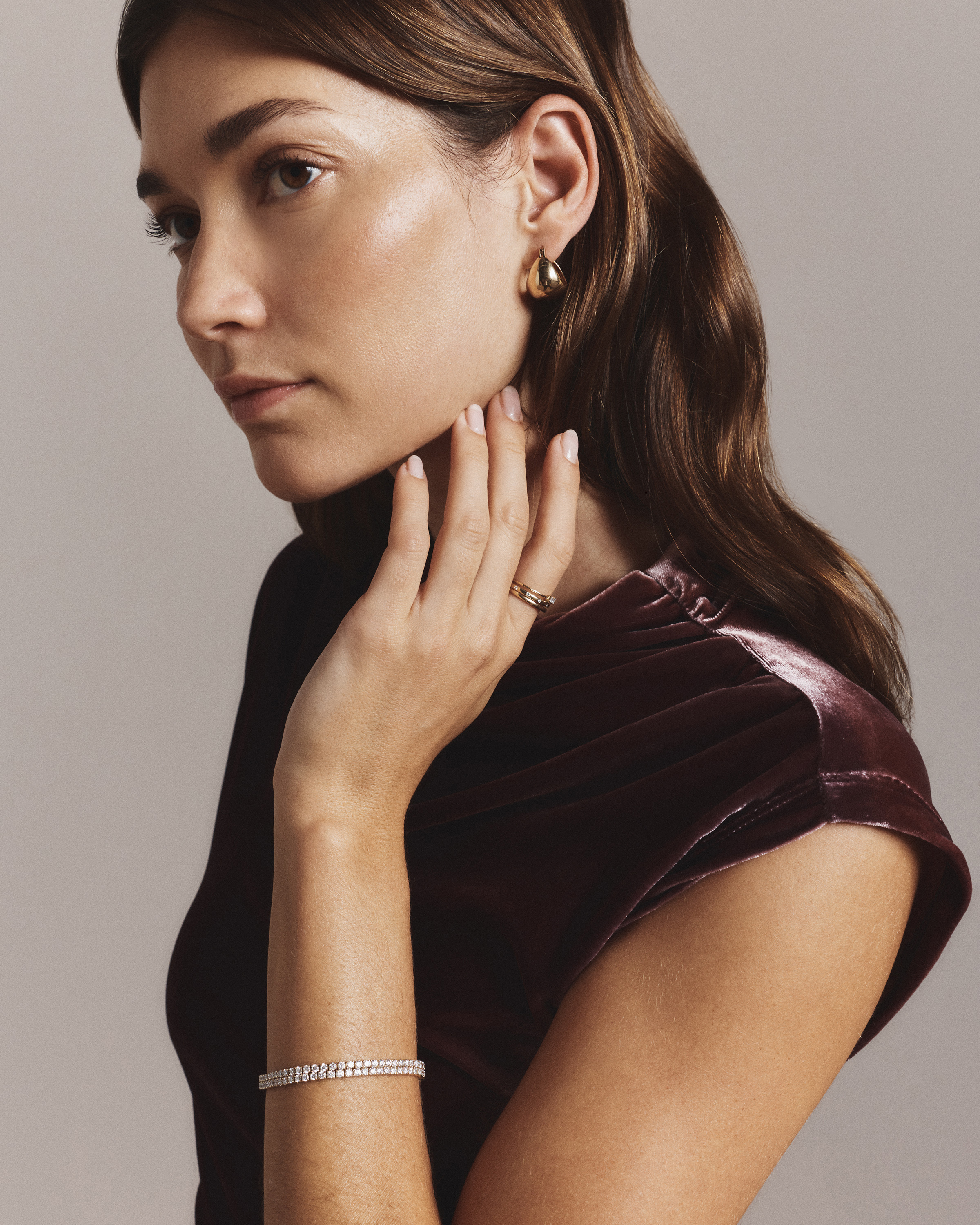 Gold Vermeil Globe Boho Hoops