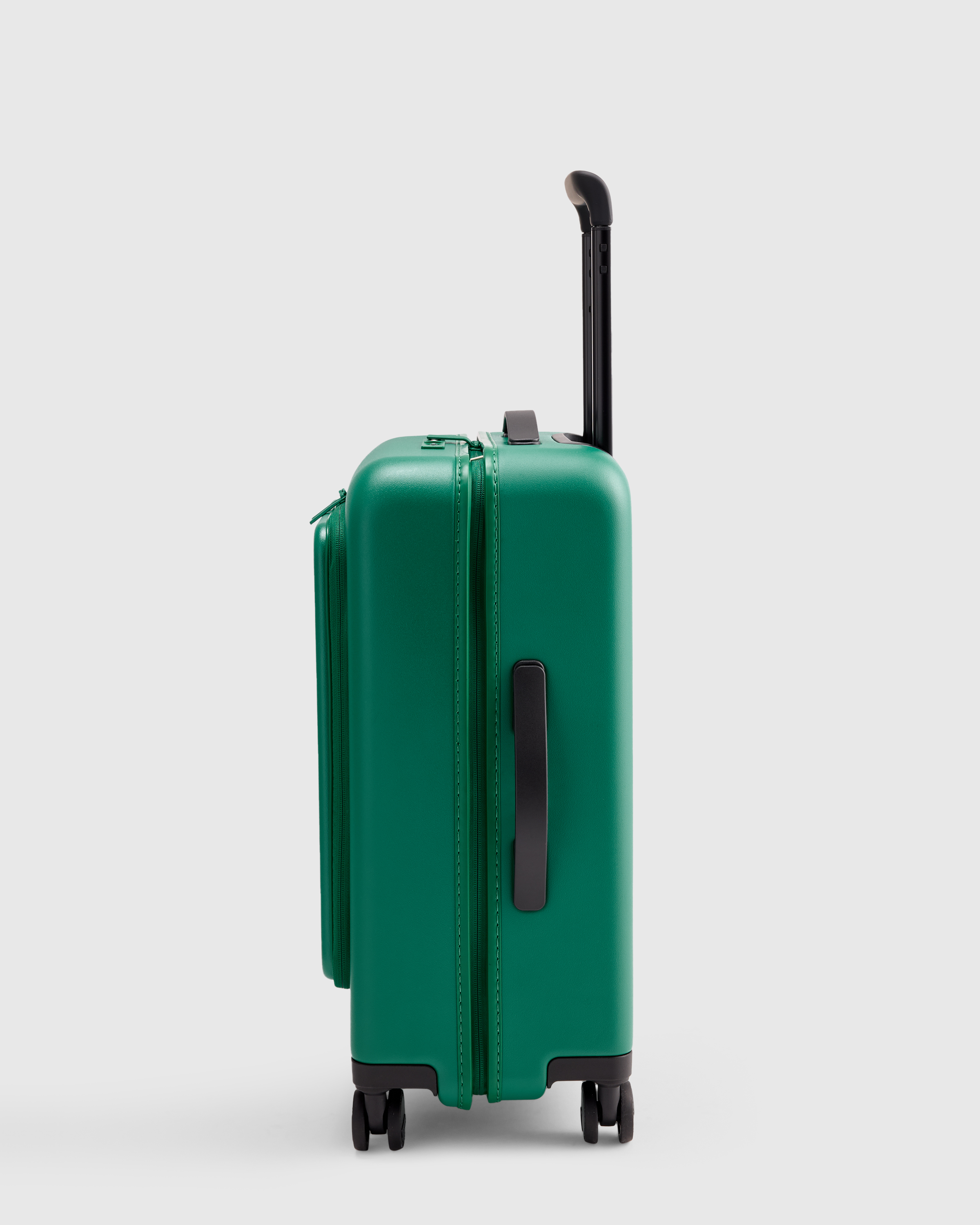 Front Pocket Carry-On Suitcase in Emerald Jungle