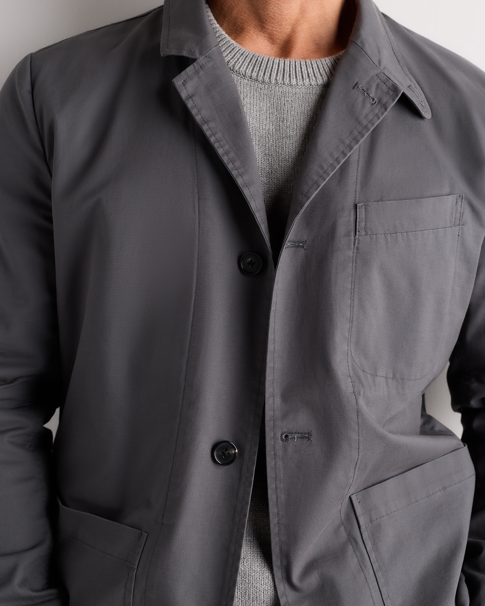 Men's Organic Twill Unstructured Blazer