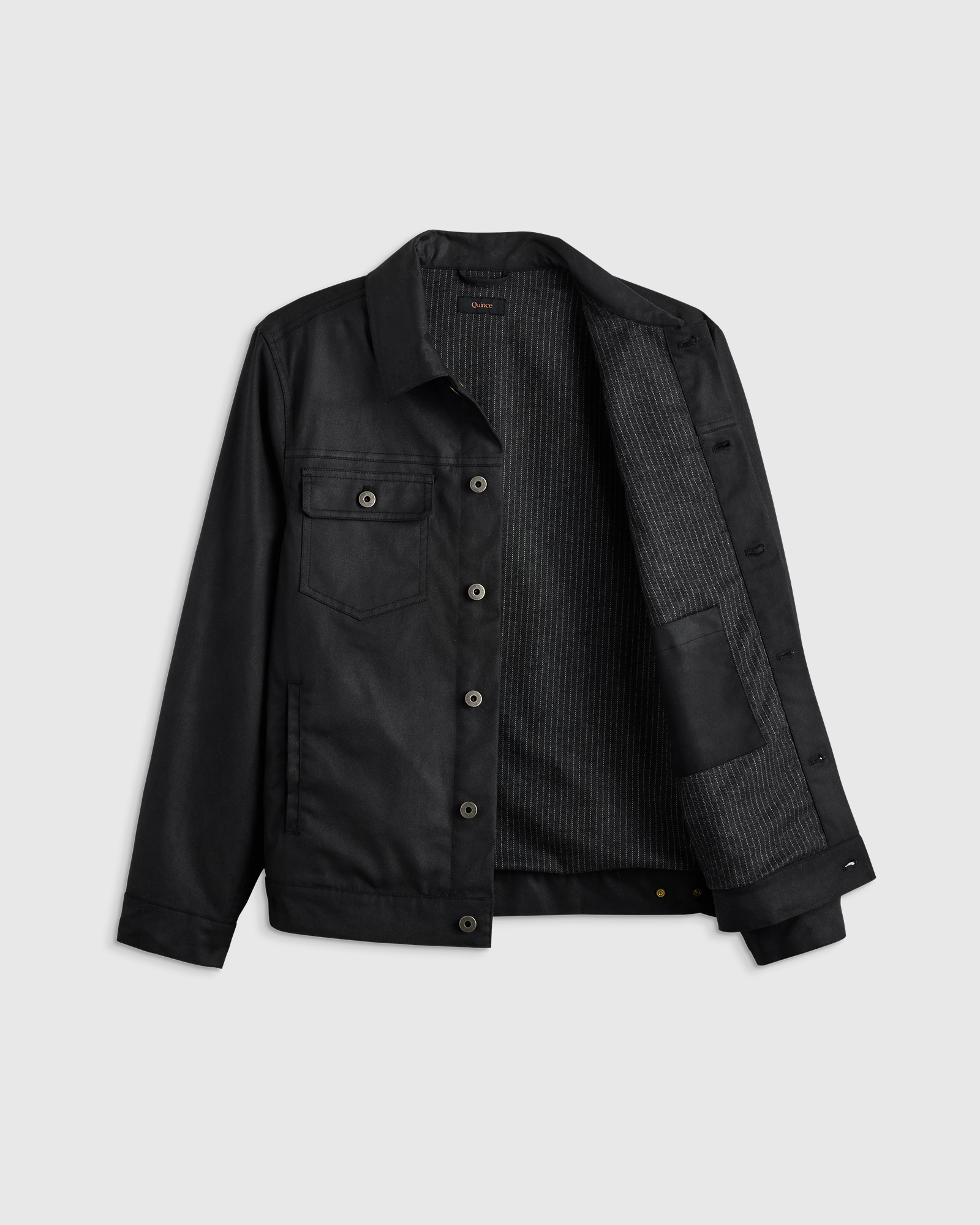 Men's Organic Cotton Canvas Waxed Trucker Jacket