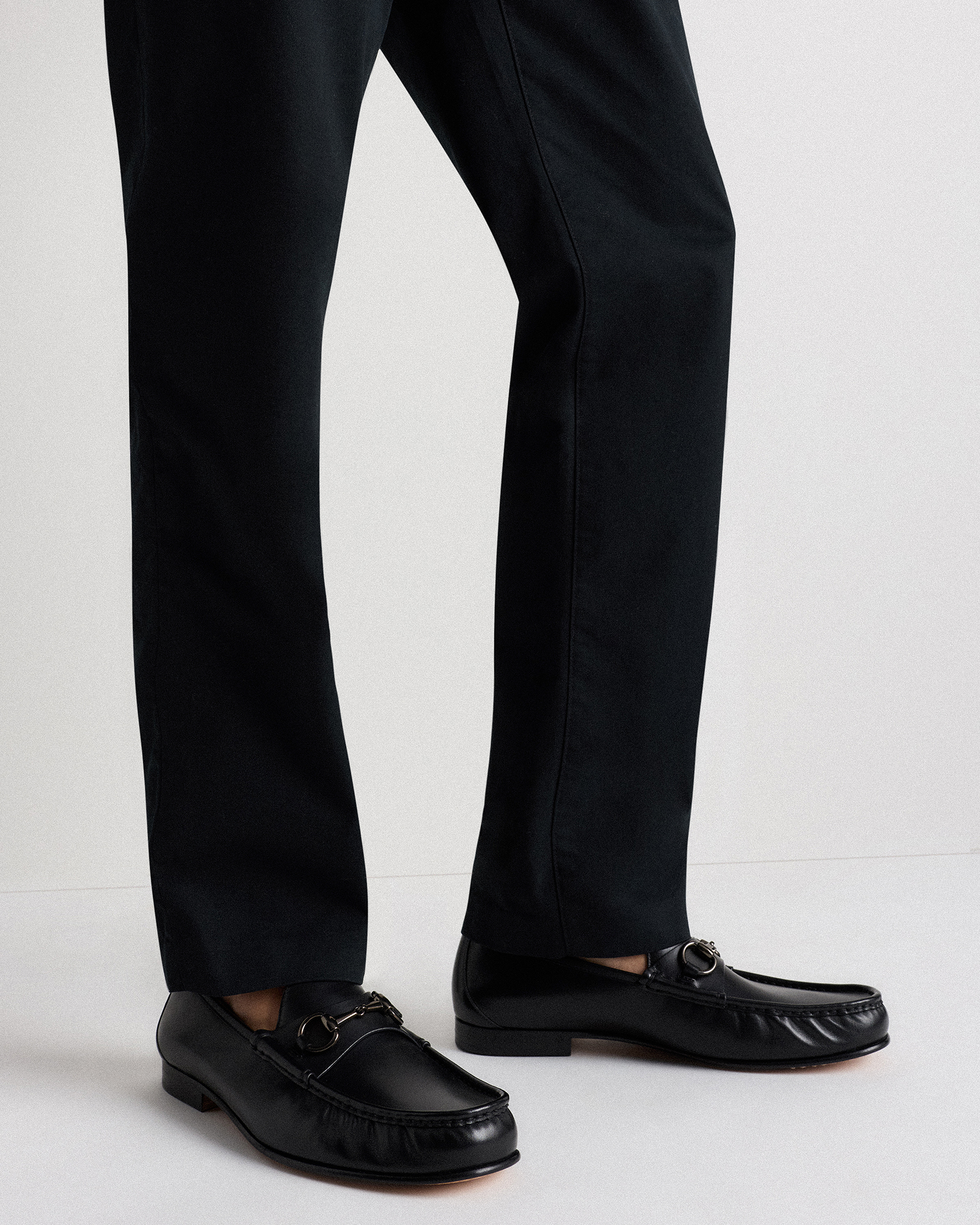 Quince Calfskin Leather Horsebit Loafers Black Size 13 New in Box Calfskin Leather Penny Loafer in Black main image 4