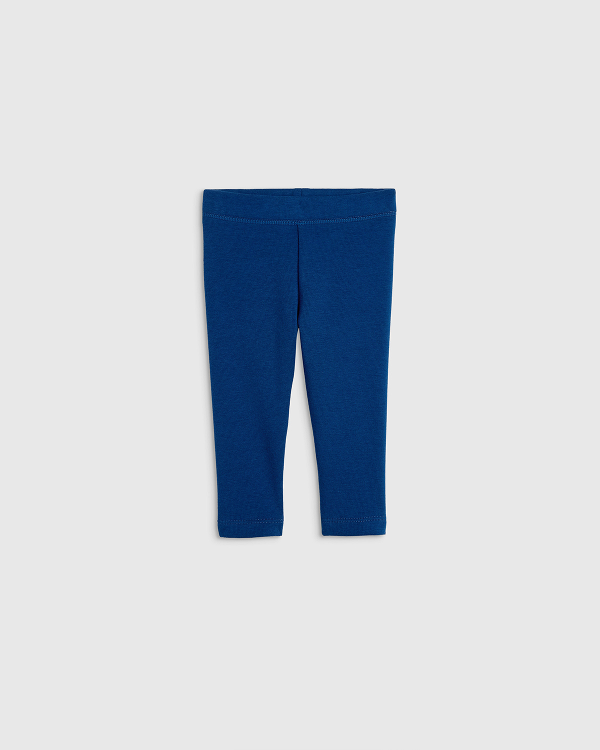Quince Kids' Fleece Lined Legging In Blue