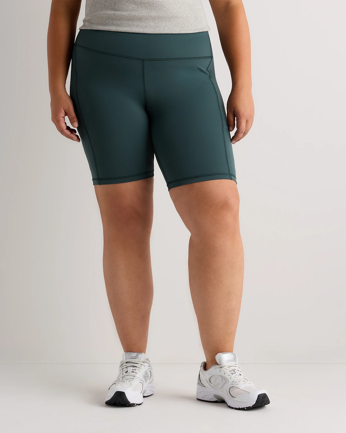 Women's Plus Size Ultra-Form Pocket Bike Short - 9"