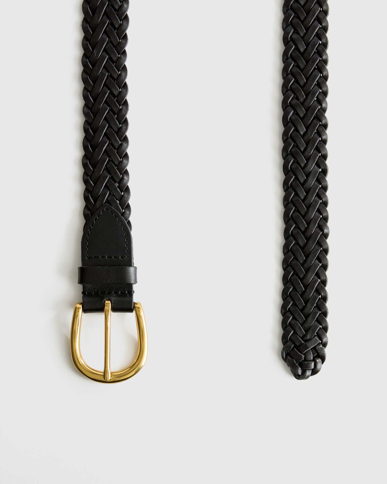 Sofia European Leather Skinny Belt