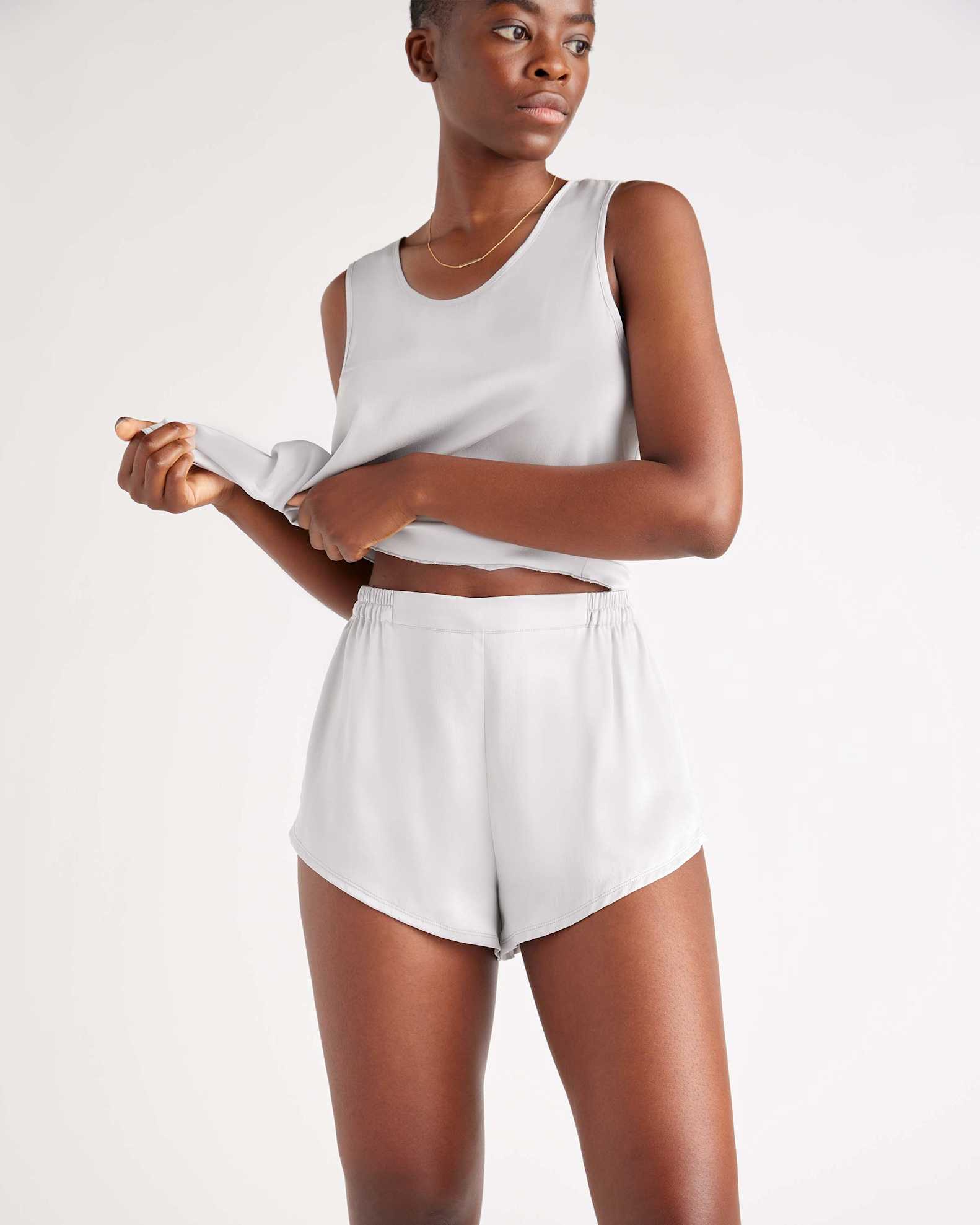 Silk pj shorts hotsell