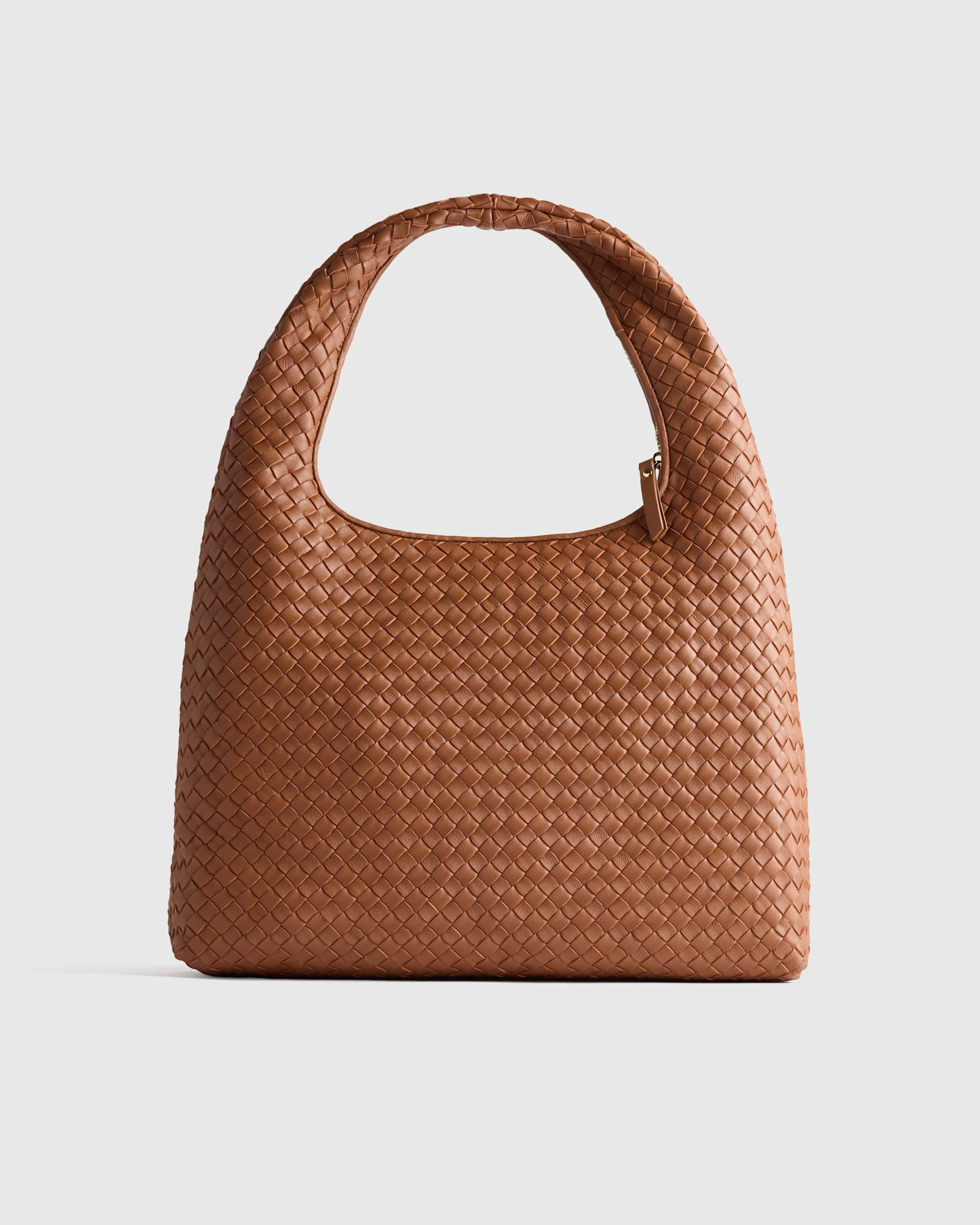 Quince Italian Leather Handwoven Shoulder Bag