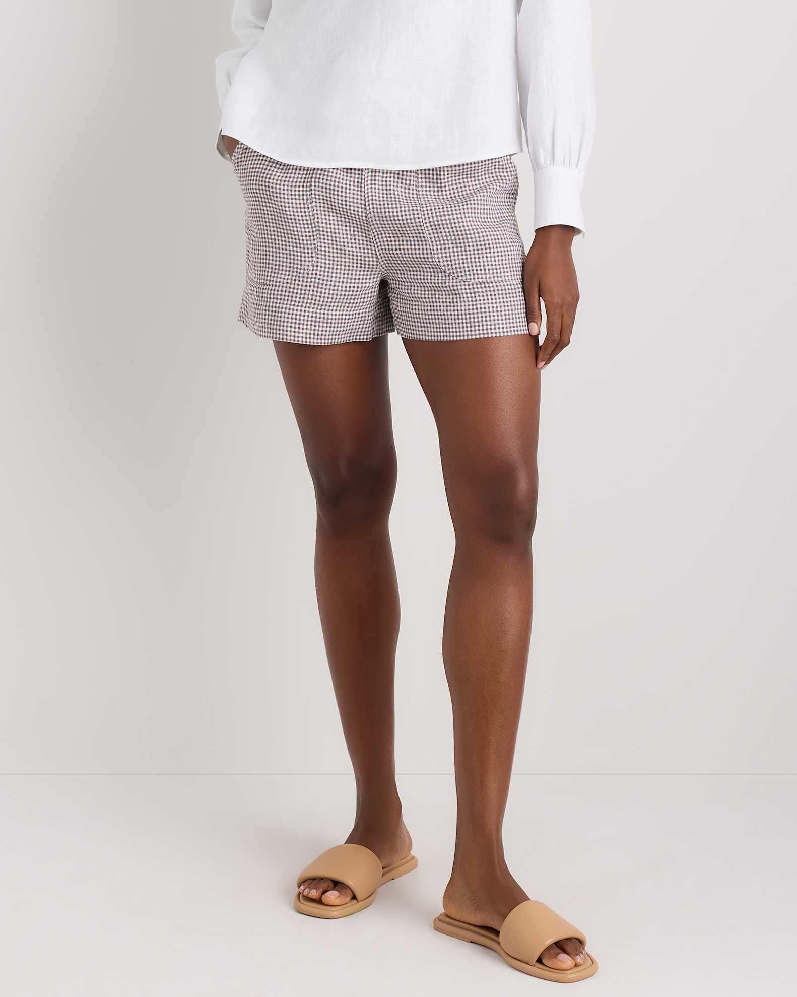 Women's 100% European Linen Shorts Women's 100% European Linen Shorts