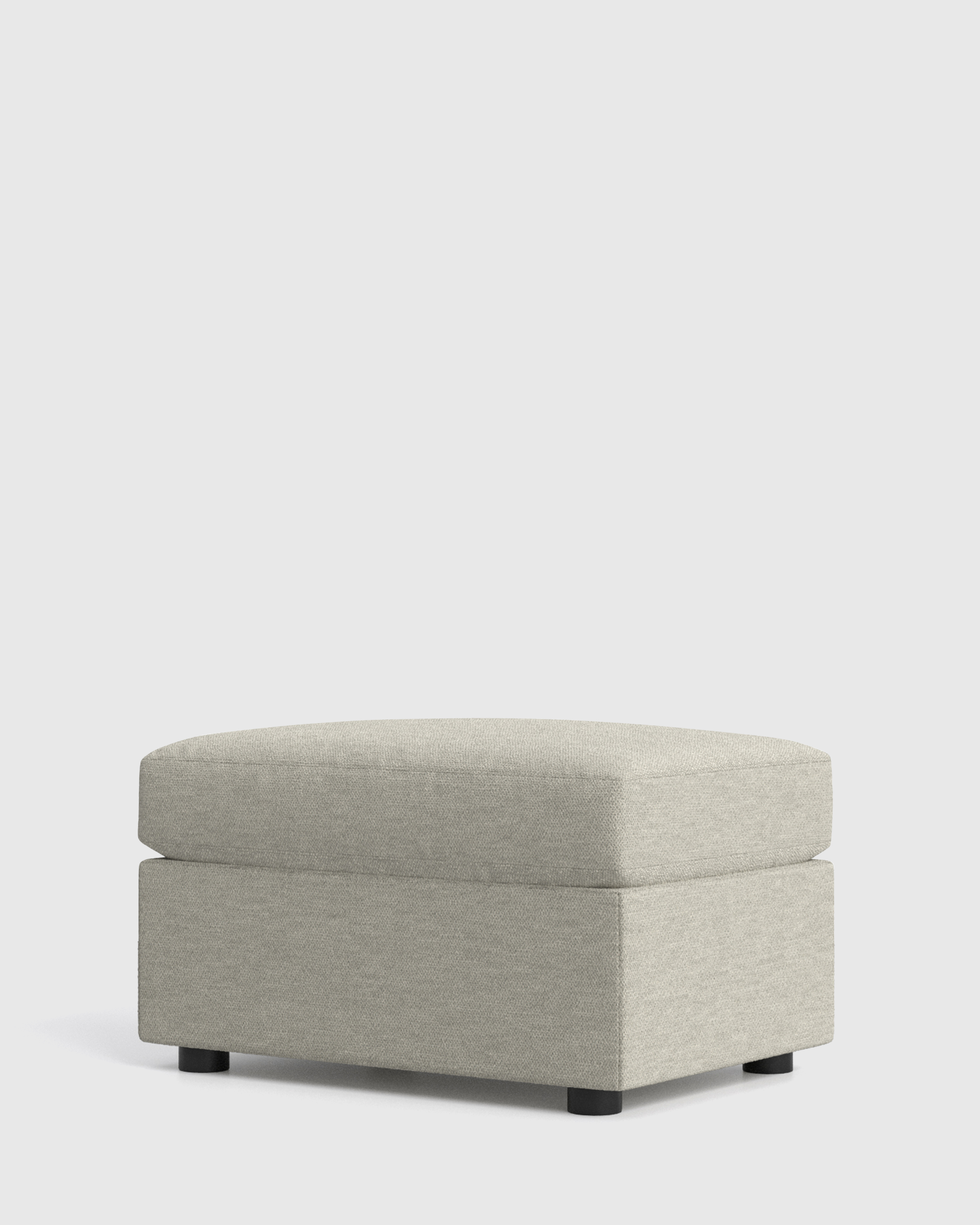 Brennan Performance Basketweave Ottoman - thumbnail 3