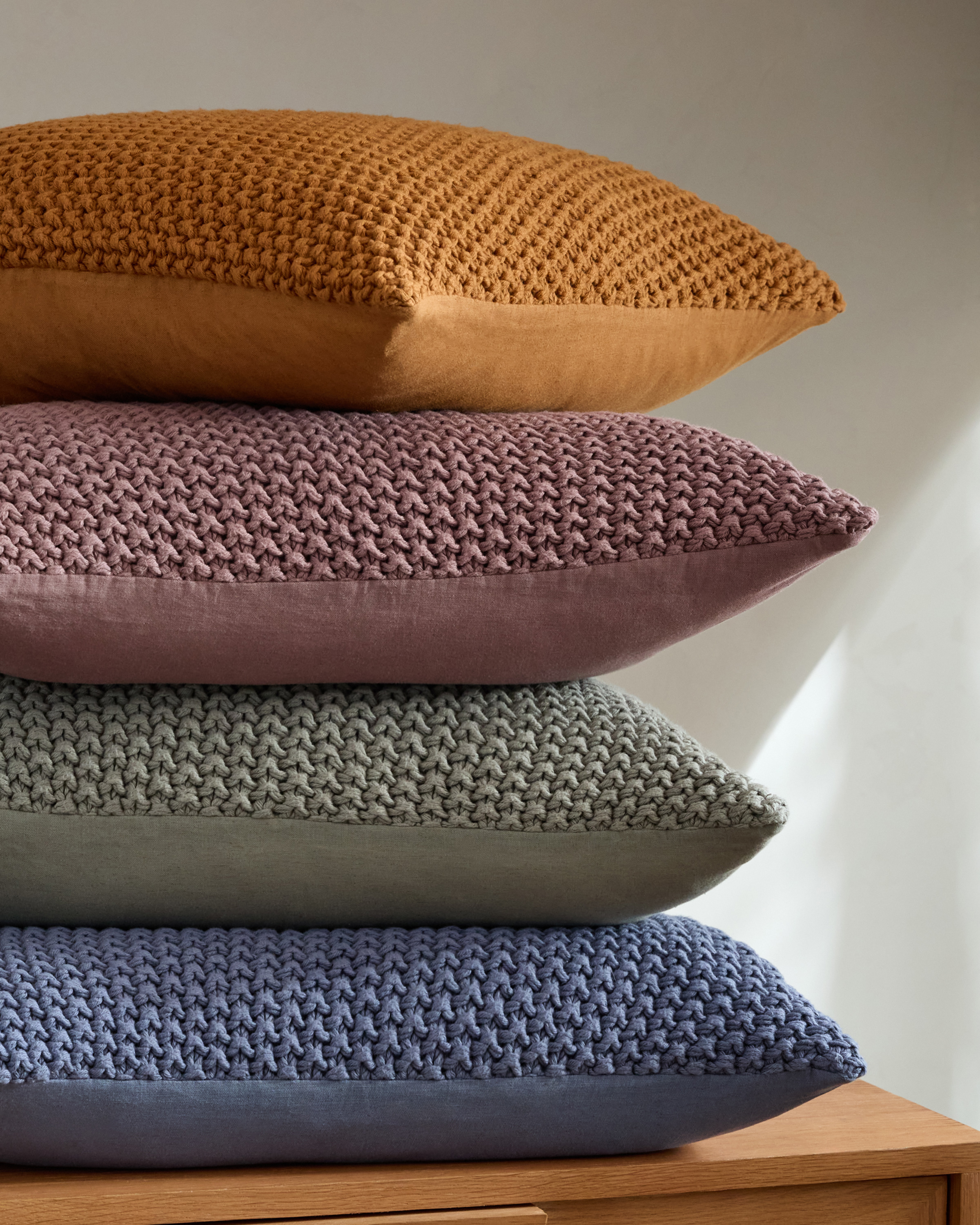 Quince Cotton Fisherman Pillow Cover - Thumbnail 3