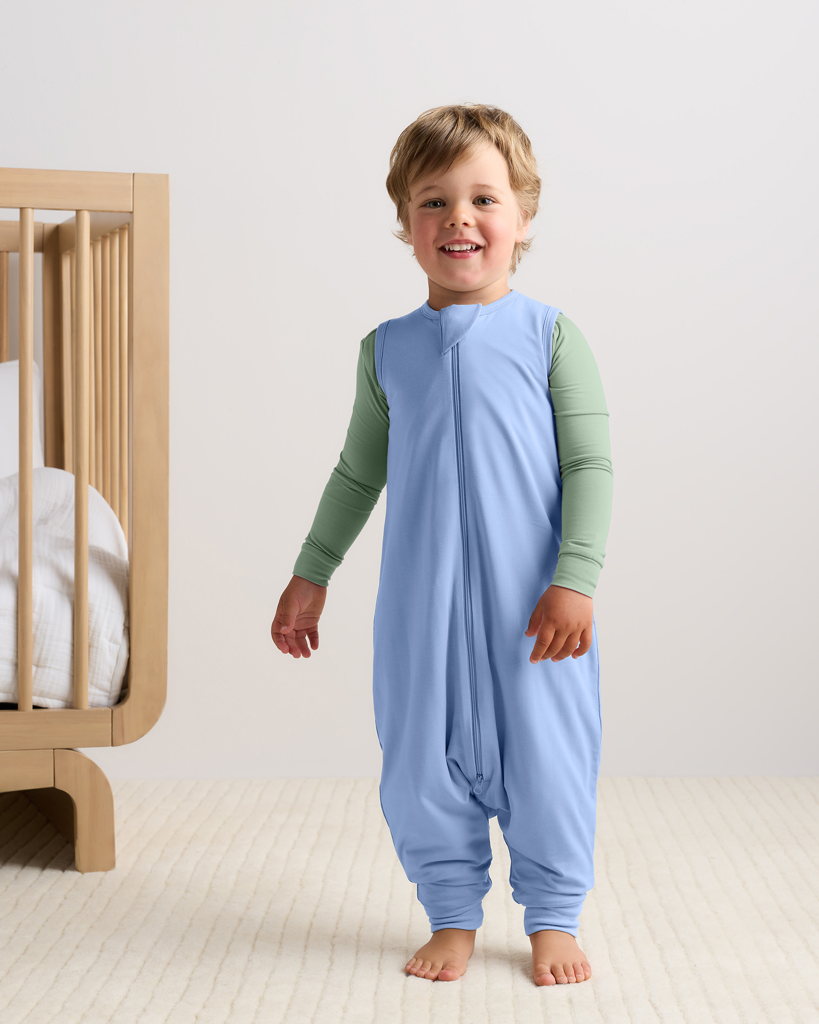 Colony Blue Bamboo Sleep Bag Walker 1.5 TOG