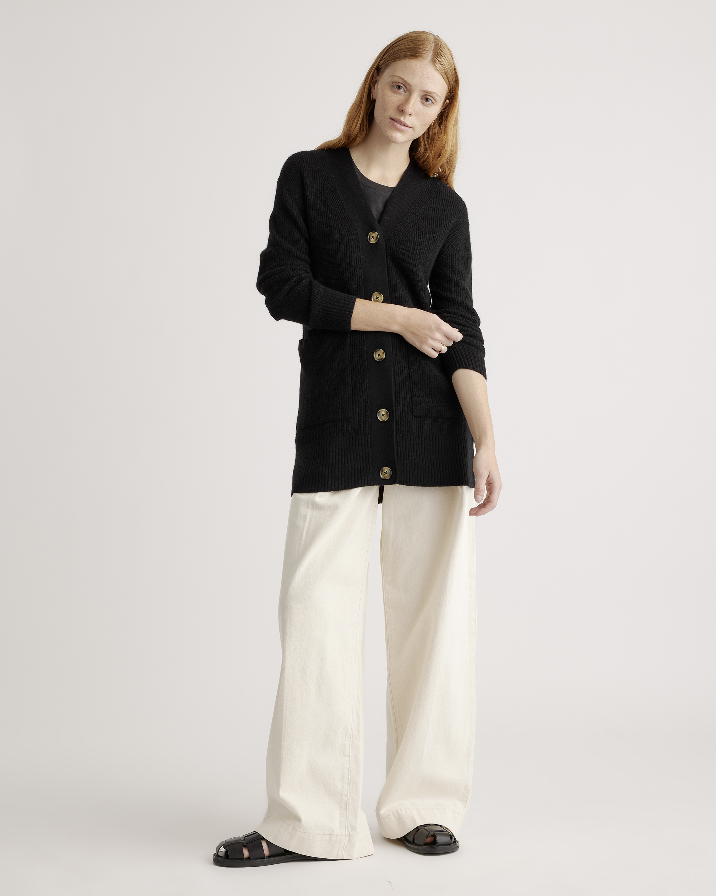 Women's Baby Alpaca-Wool Oversized Cardigan