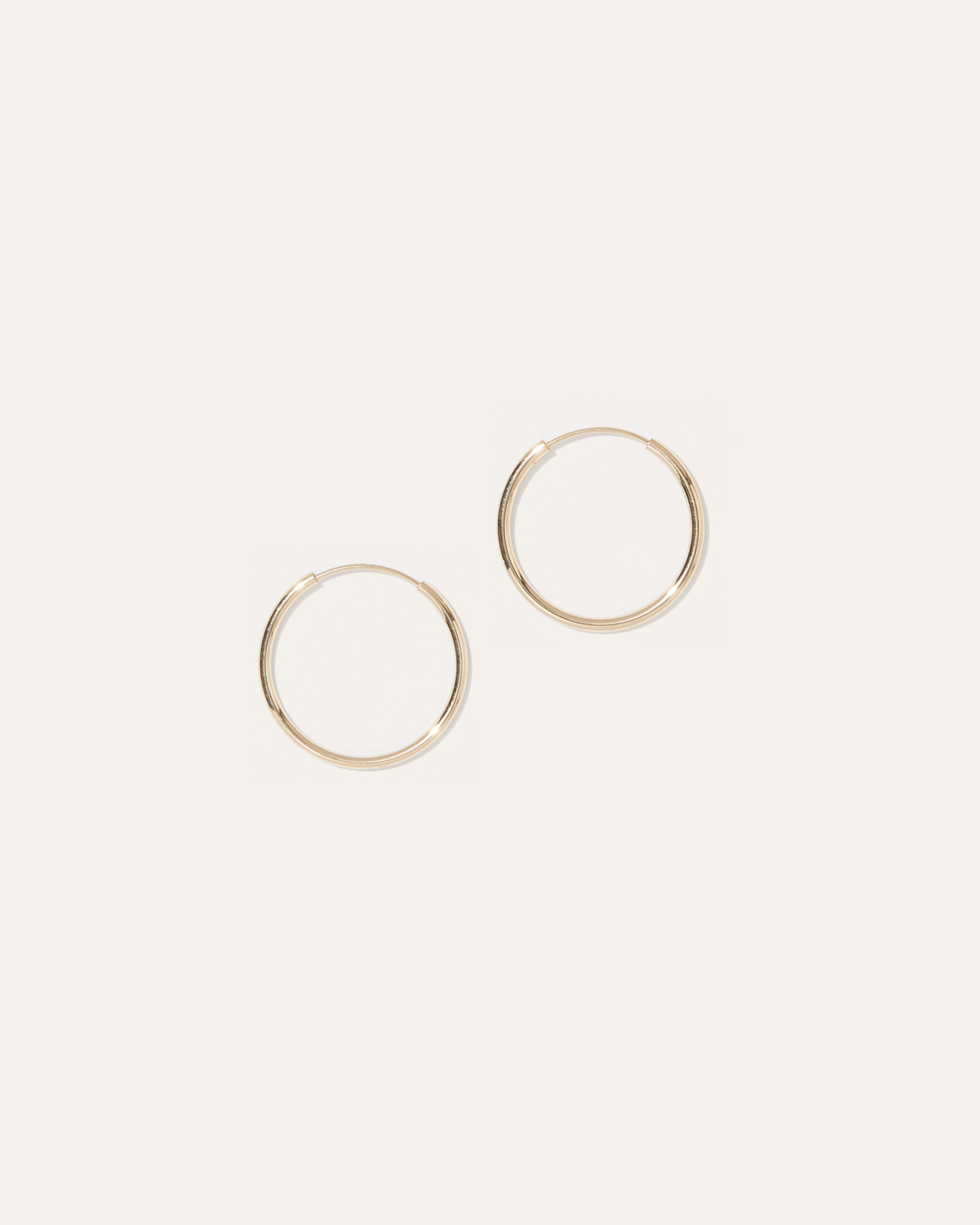 14K Gold Everyday Hoops